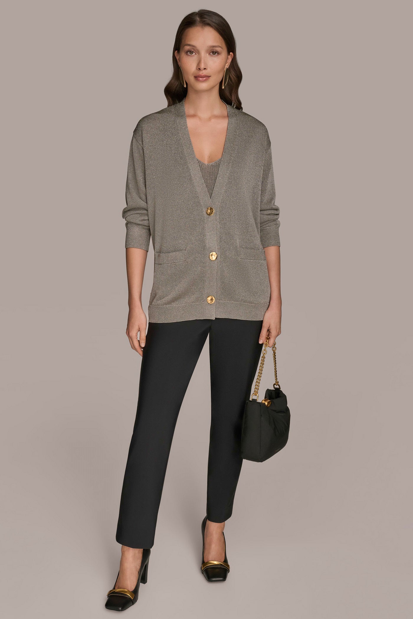 OVERSIZED METALLIC CARDIGAN VIEW 8 | Clothing OVERSIZED METALLIC CARDIGAN VIEW 8 | Clothing