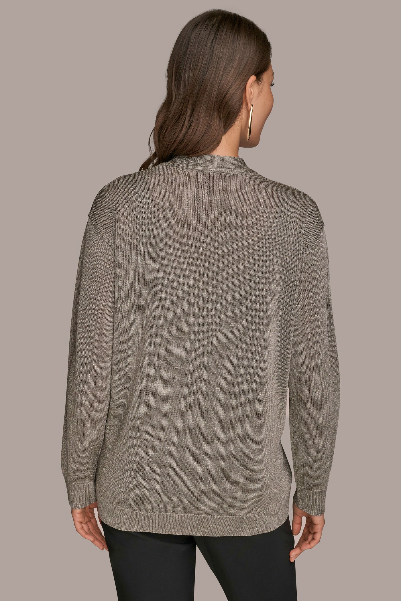 OVERSIZED METALLIC CARDIGAN | View 2 | Clothing OVERSIZED METALLIC CARDIGAN | View 2 | Clothing