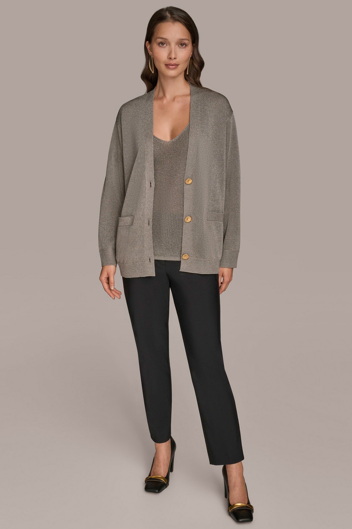 OVERSIZED METALLIC CARDIGAN VIEW 7 | Clothing OVERSIZED METALLIC CARDIGAN VIEW 7 | Clothing