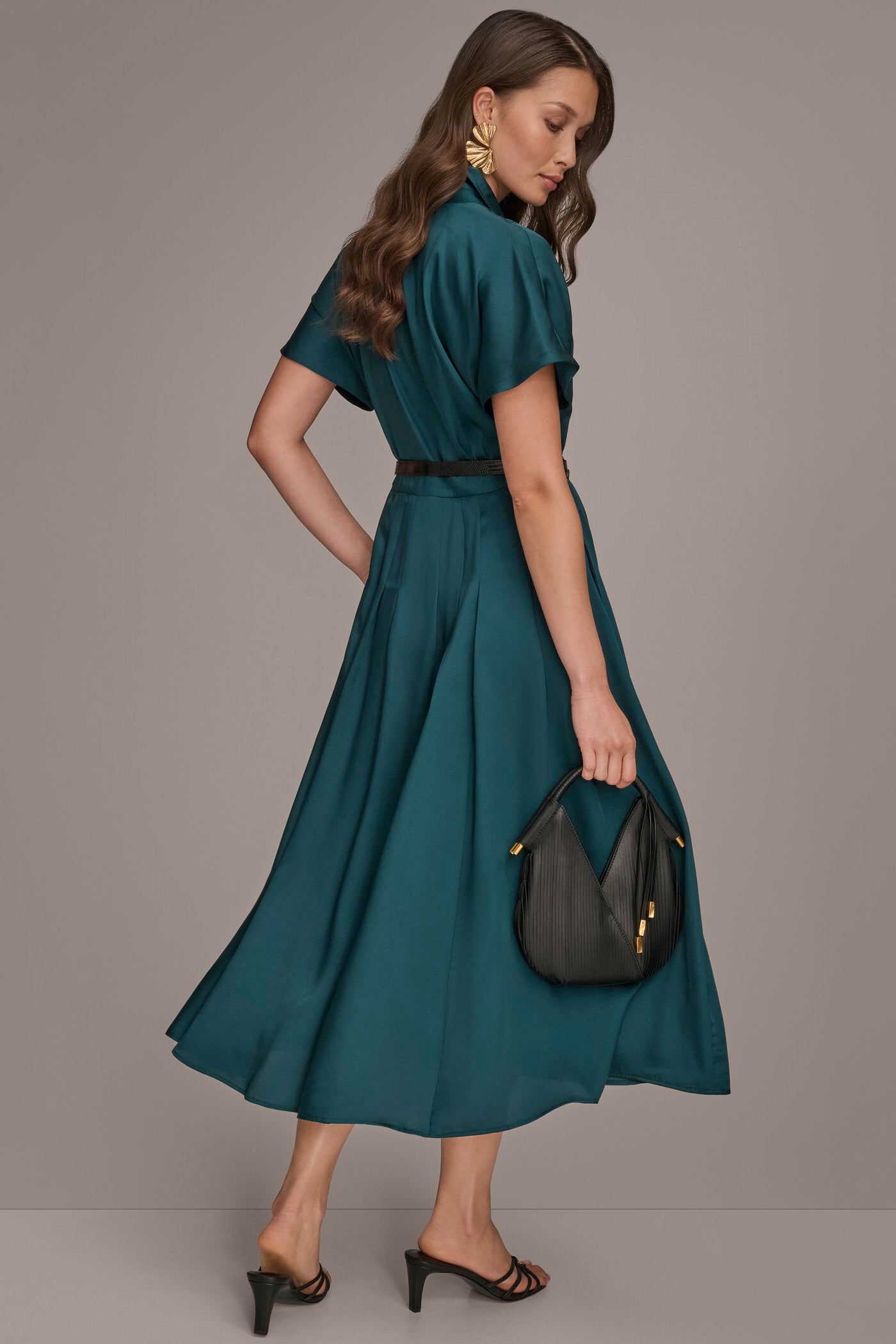 BELTED MIDI SHIRT DRESS VIEW 8 | Essential Dresses BELTED MIDI SHIRT DRESS VIEW 8 | Essential Dresses