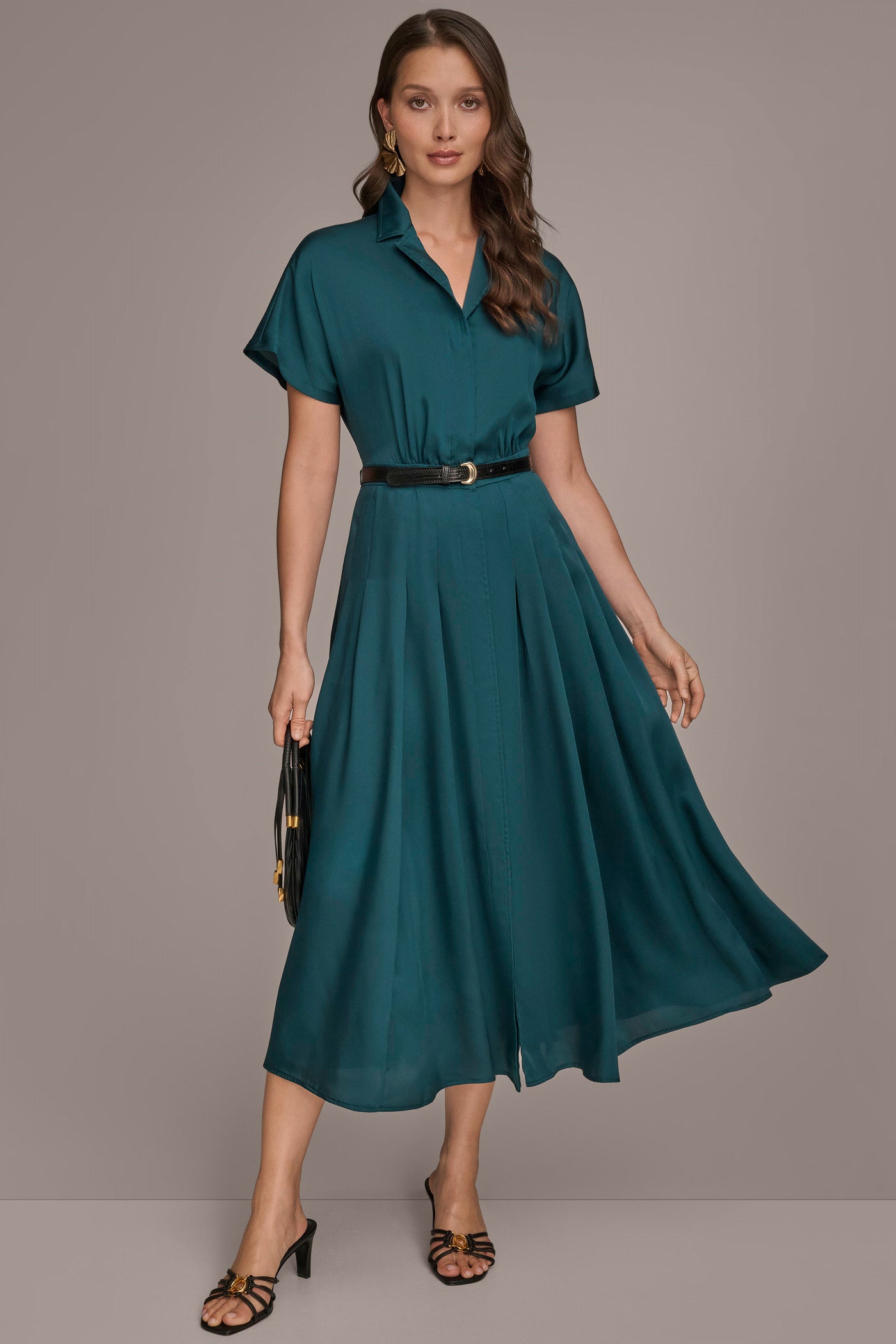 BELTED MIDI SHIRT DRESS VIEW 7 | Essential Dresses BELTED MIDI SHIRT DRESS VIEW 7 | Essential Dresses