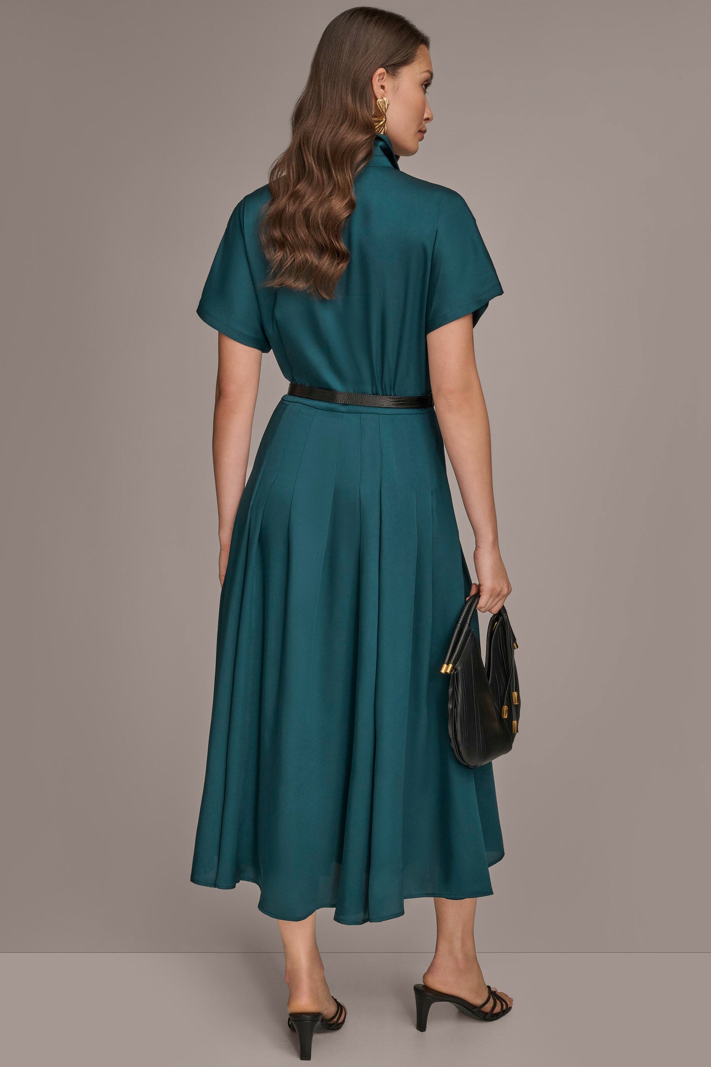 BELTED MIDI SHIRT DRESS | View 2 | Essential Dresses BELTED MIDI SHIRT DRESS | View 2 | Essential Dresses