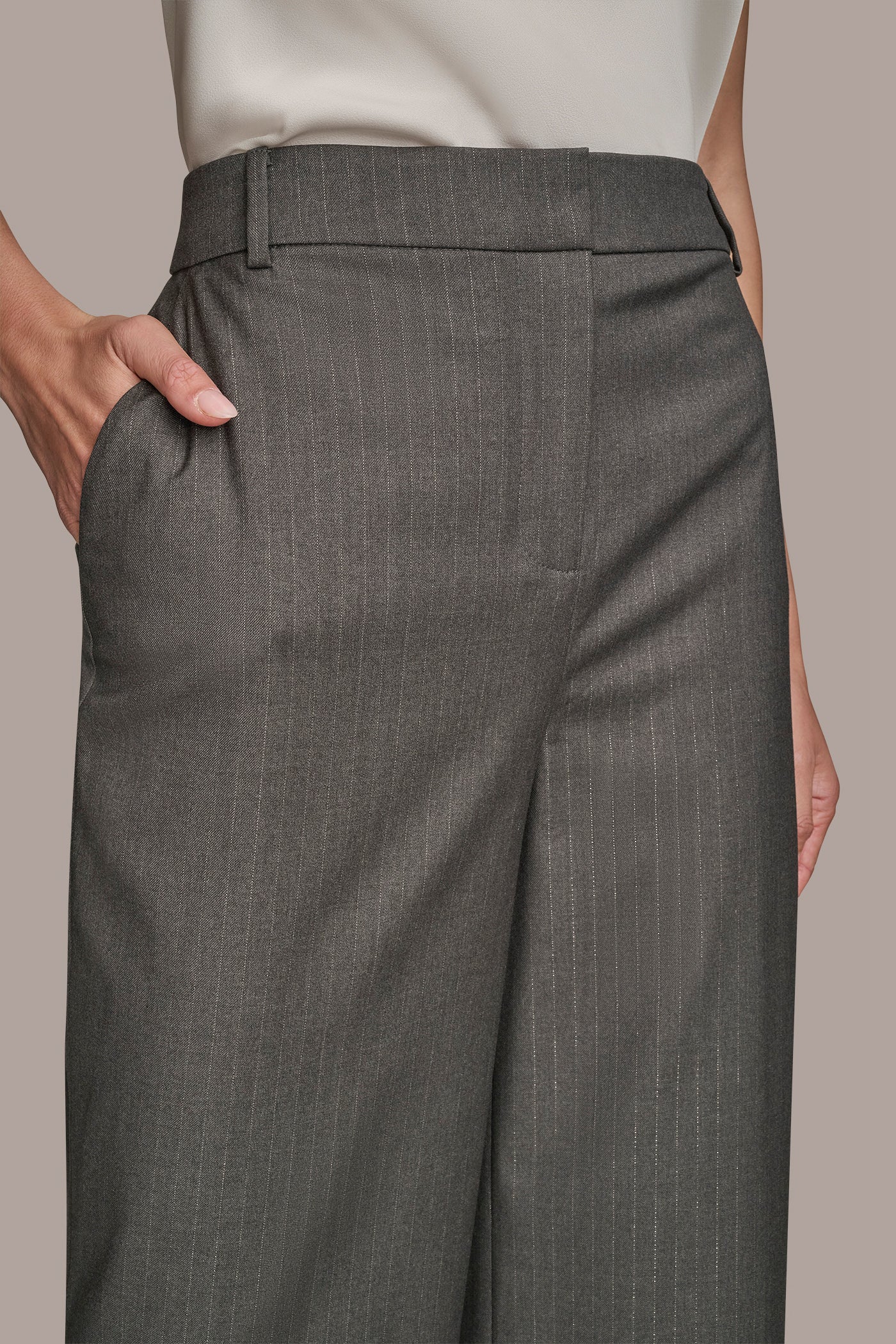 HIGH-RISE PINSTRIPE STRAIGHT-LEG PANT VIEW 4 HIGH-RISE PINSTRIPE STRAIGHT-LEG PANT VIEW 4