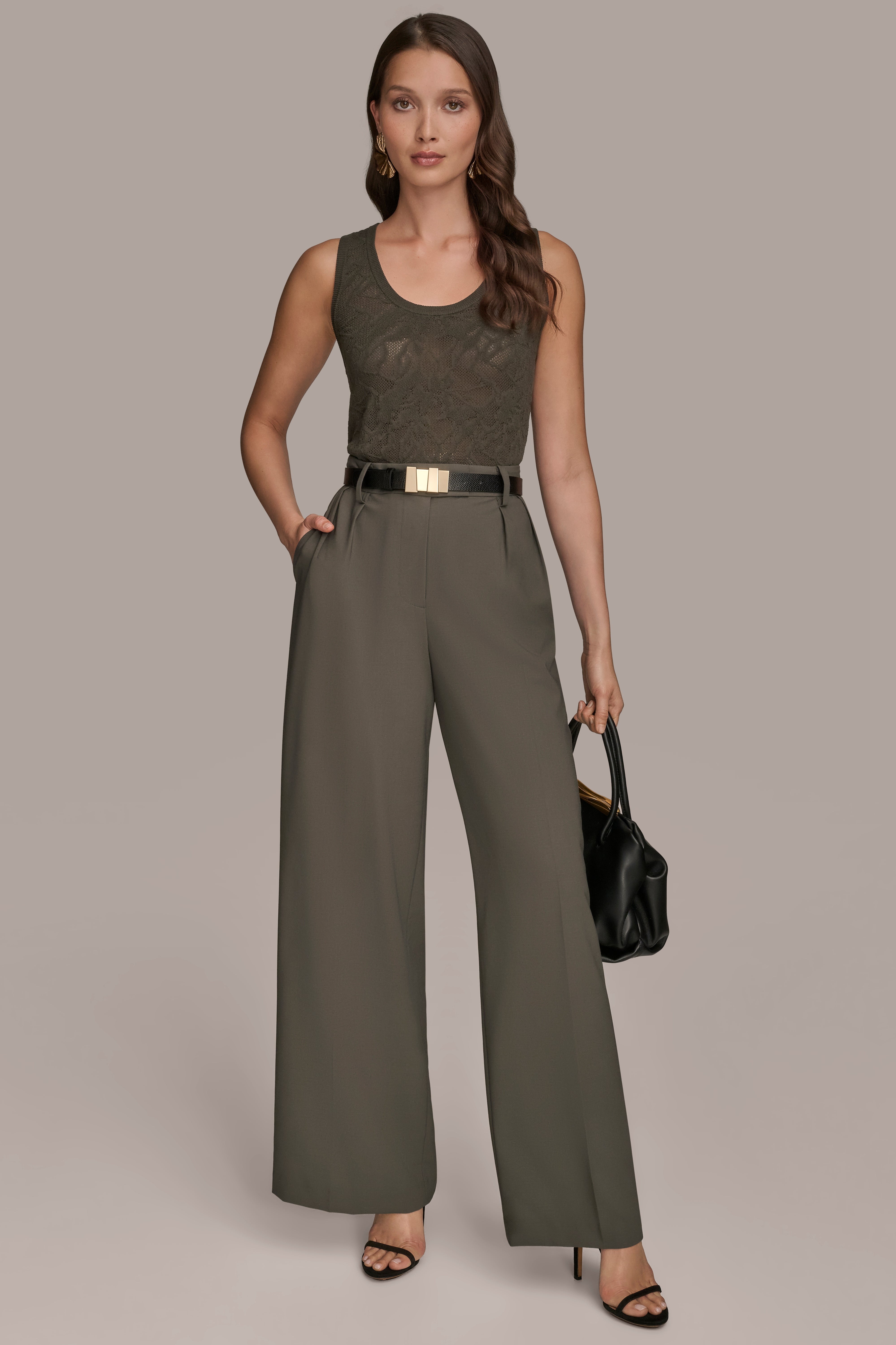 BELTED EXTRA HIGH-RISE WIDE-LEG PANT VIEW 6 | Clothing BELTED EXTRA HIGH-RISE WIDE-LEG PANT VIEW 6 | Clothing