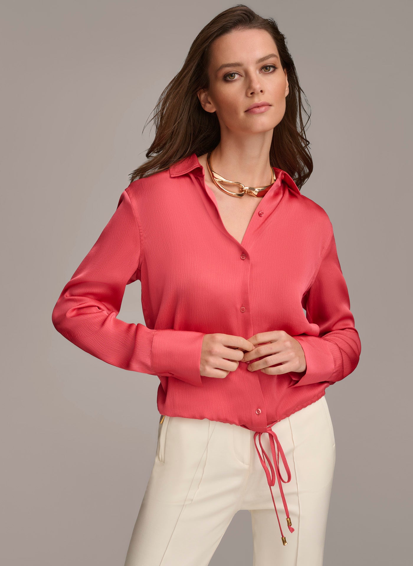 BLOUSE WITH TIE HEM | View 1 | Sale Tops and Sweaters BLOUSE WITH TIE HEM | View 1 | Sale Tops and Sweaters