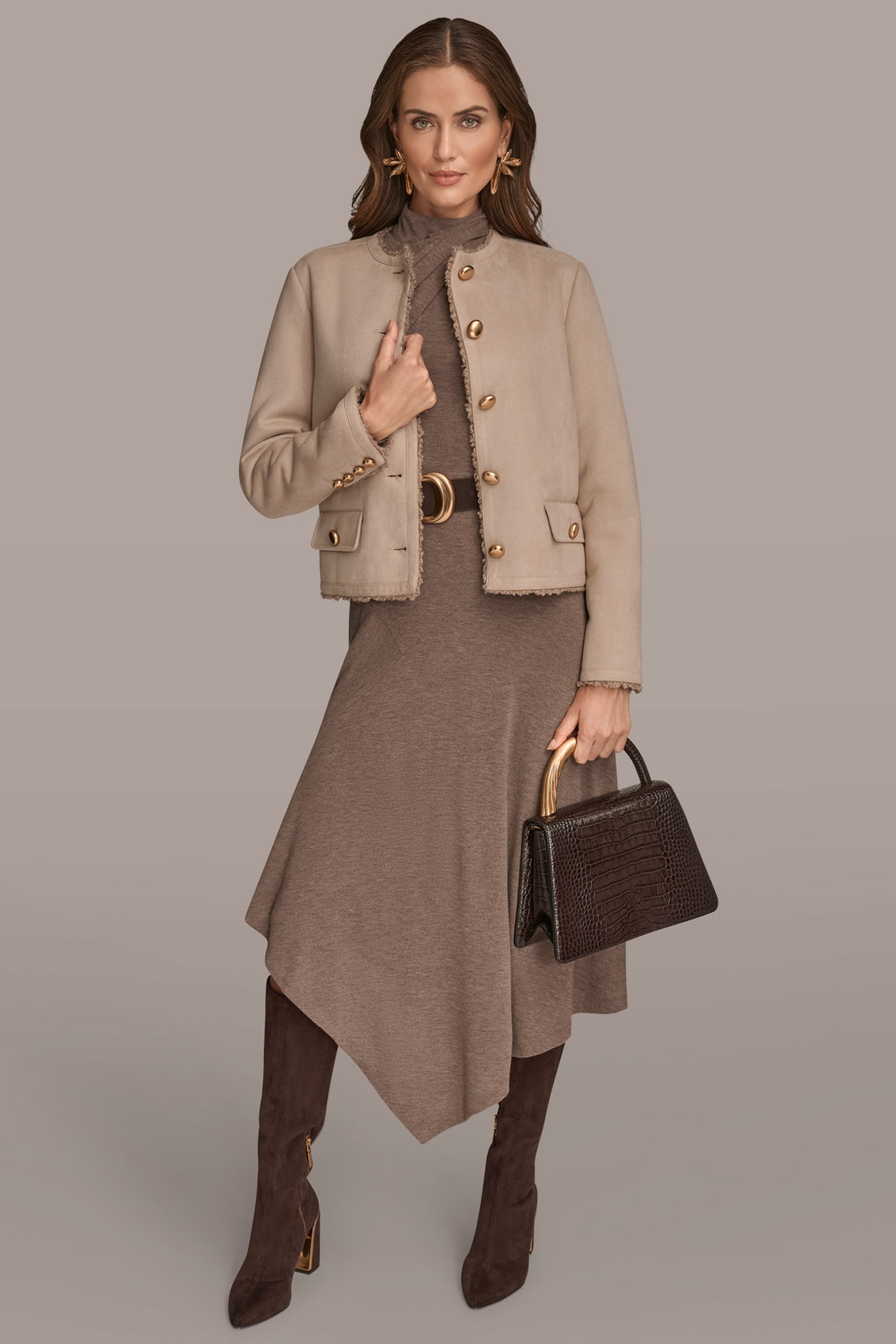 SHORT BUTTON-FRONT COAT VIEW 5 | Coats & Jackets SHORT BUTTON-FRONT COAT VIEW 5 | Coats & Jackets