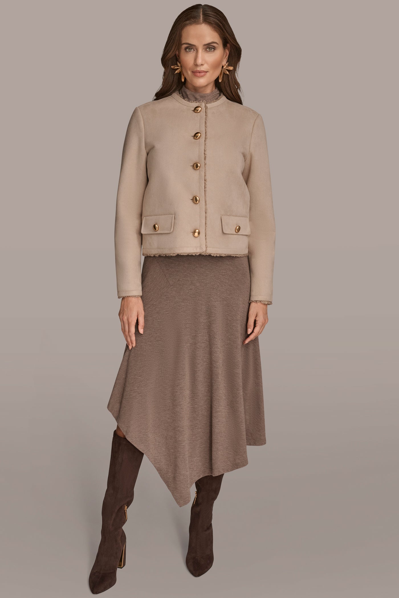 SHORT BUTTON-FRONT COAT VIEW 6 | Coats & Jackets SHORT BUTTON-FRONT COAT VIEW 6 | Coats & Jackets