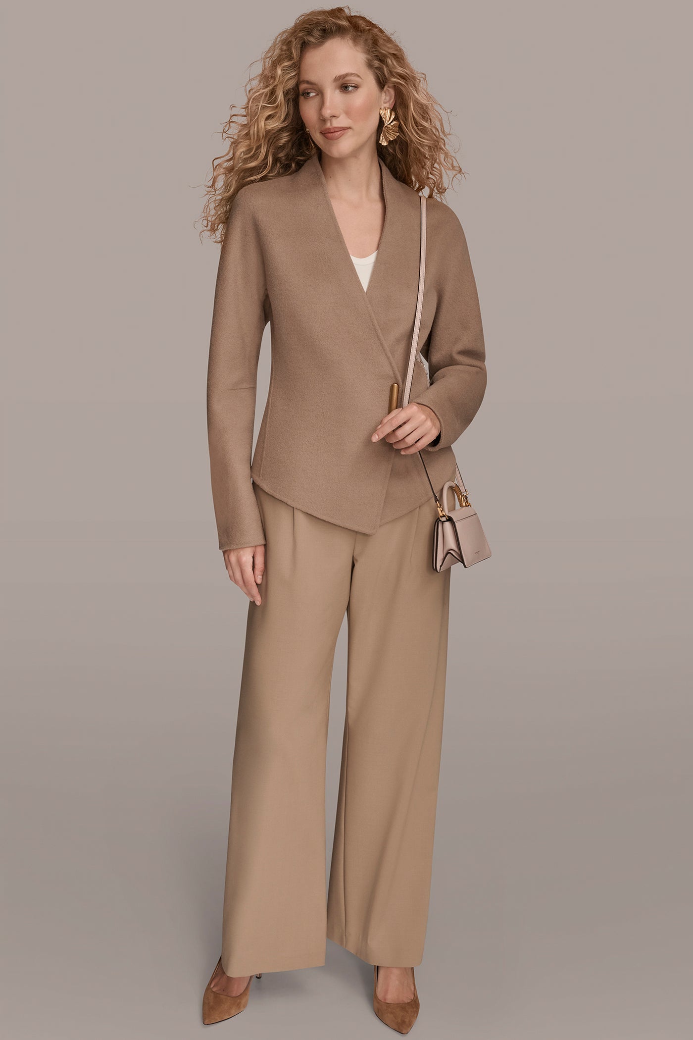 COLLARLESS EMBELLISHED WRAP JACKET VIEW 6 | New Arrivals COLLARLESS EMBELLISHED WRAP JACKET VIEW 6 | New Arrivals