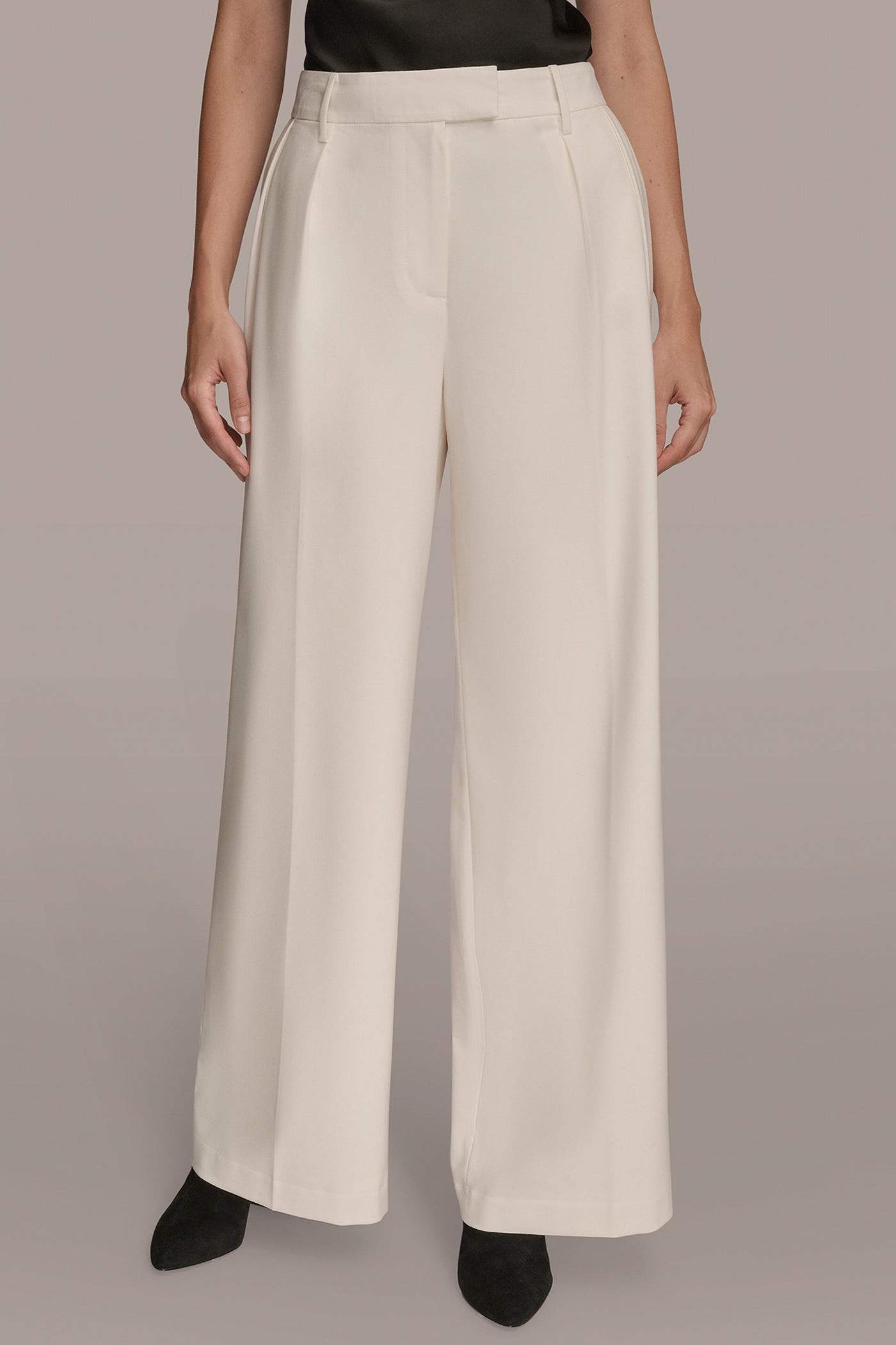 WIDE LEG WITH TAB WAIST | View 1 | Clothing WIDE LEG WITH TAB WAIST | View 1 | Clothing