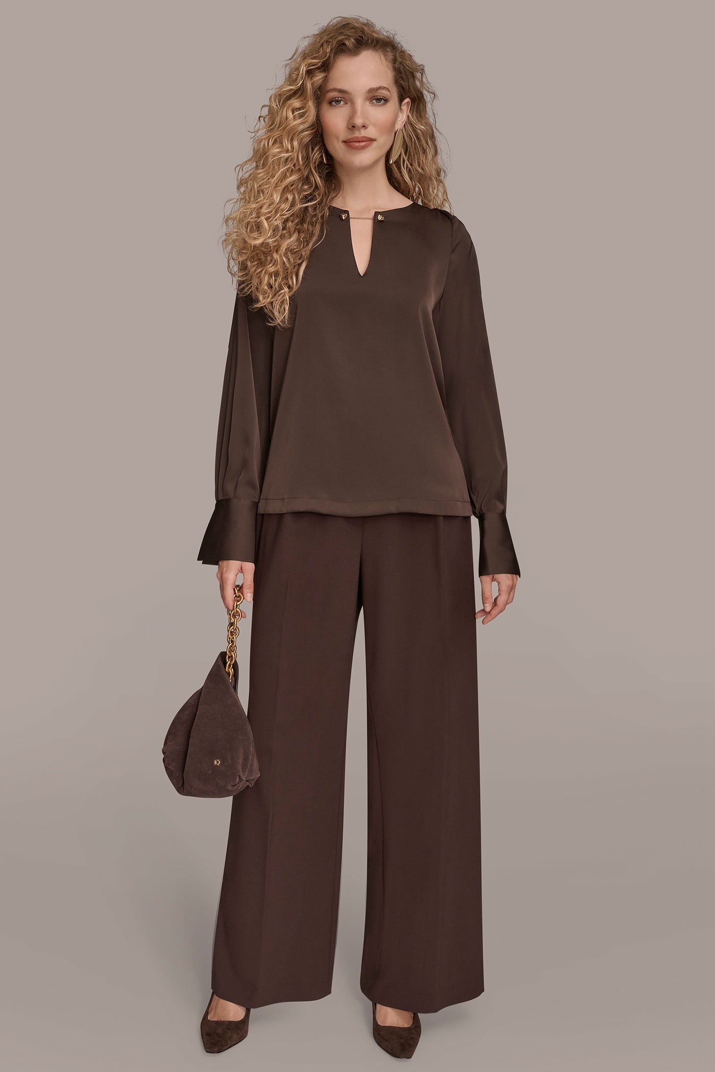 CHAIN-DETAILED SATIN TOP VIEW 4 | Tops & Sweaters CHAIN-DETAILED SATIN TOP VIEW 4 | Tops & Sweaters