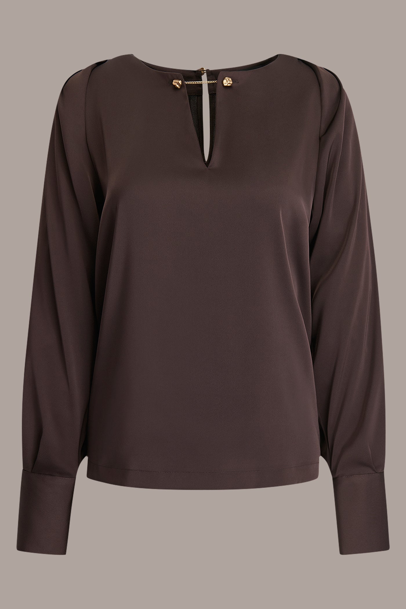 CHAIN-DETAILED SATIN TOP VIEW 8 | Tops & Sweaters CHAIN-DETAILED SATIN TOP VIEW 8 | Tops & Sweaters