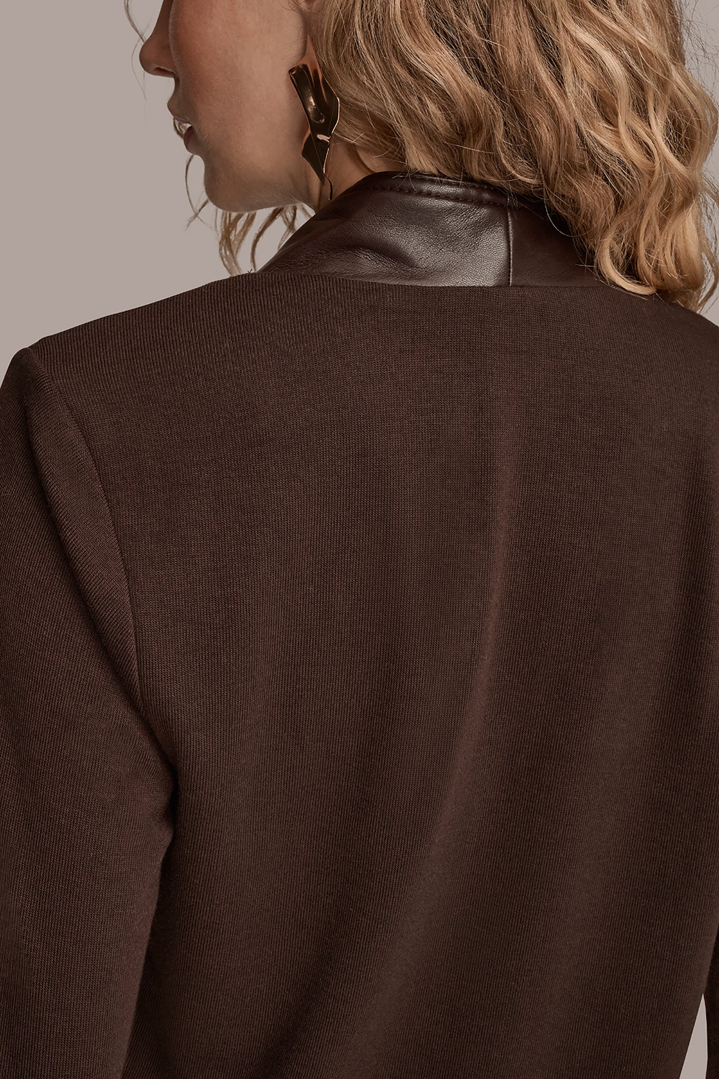 DRAPED PANELED FLYAWAY JACKET VIEW 6 | Blazers & Vests DRAPED PANELED FLYAWAY JACKET VIEW 6 | Blazers & Vests