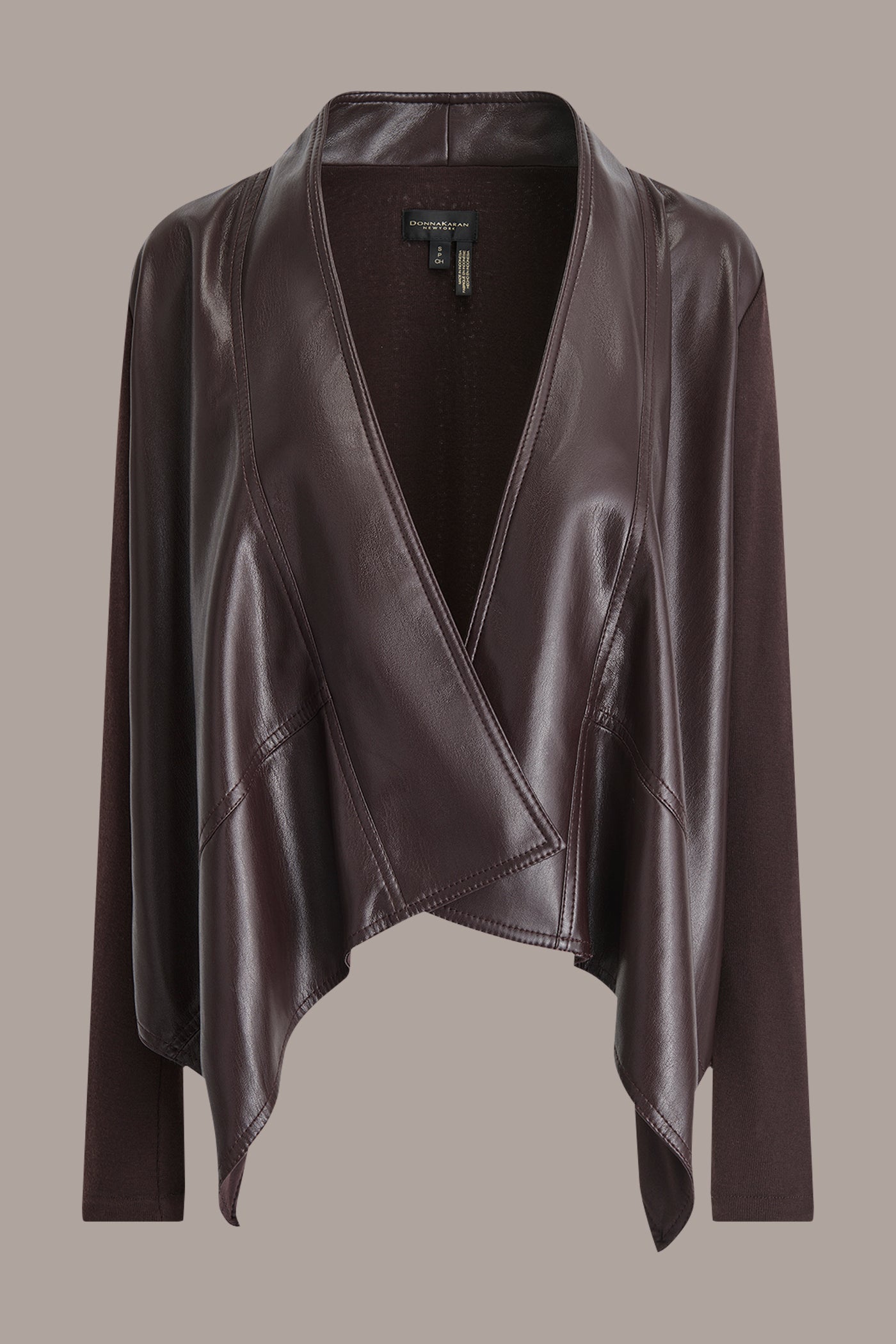 DRAPED PANELED FLYAWAY JACKET VIEW 8 | Blazers & Vests DRAPED PANELED FLYAWAY JACKET VIEW 8 | Blazers & Vests