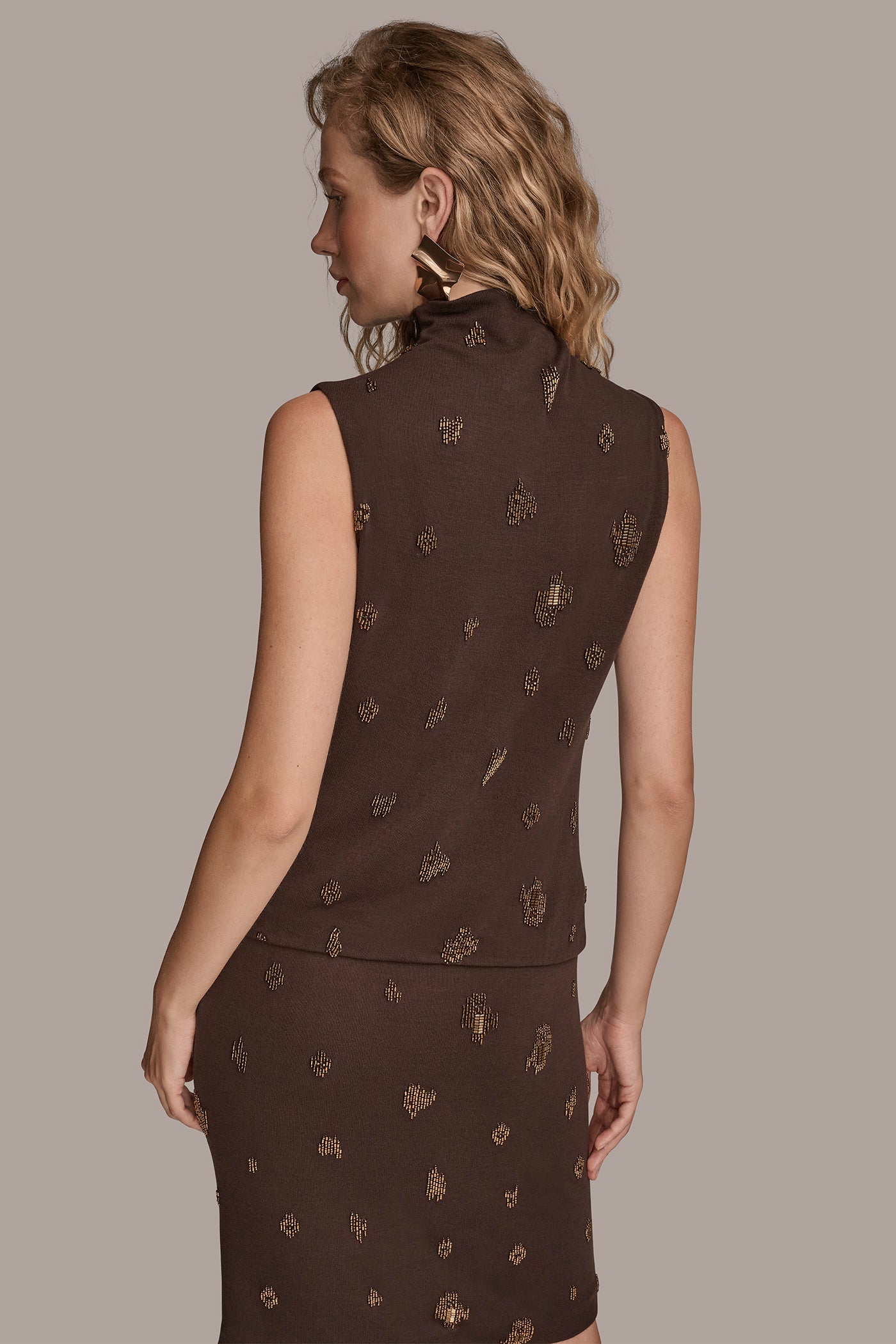 EMBELLISHED DRAPED TOP | View 2 | Clothing EMBELLISHED DRAPED TOP | View 2 | Clothing