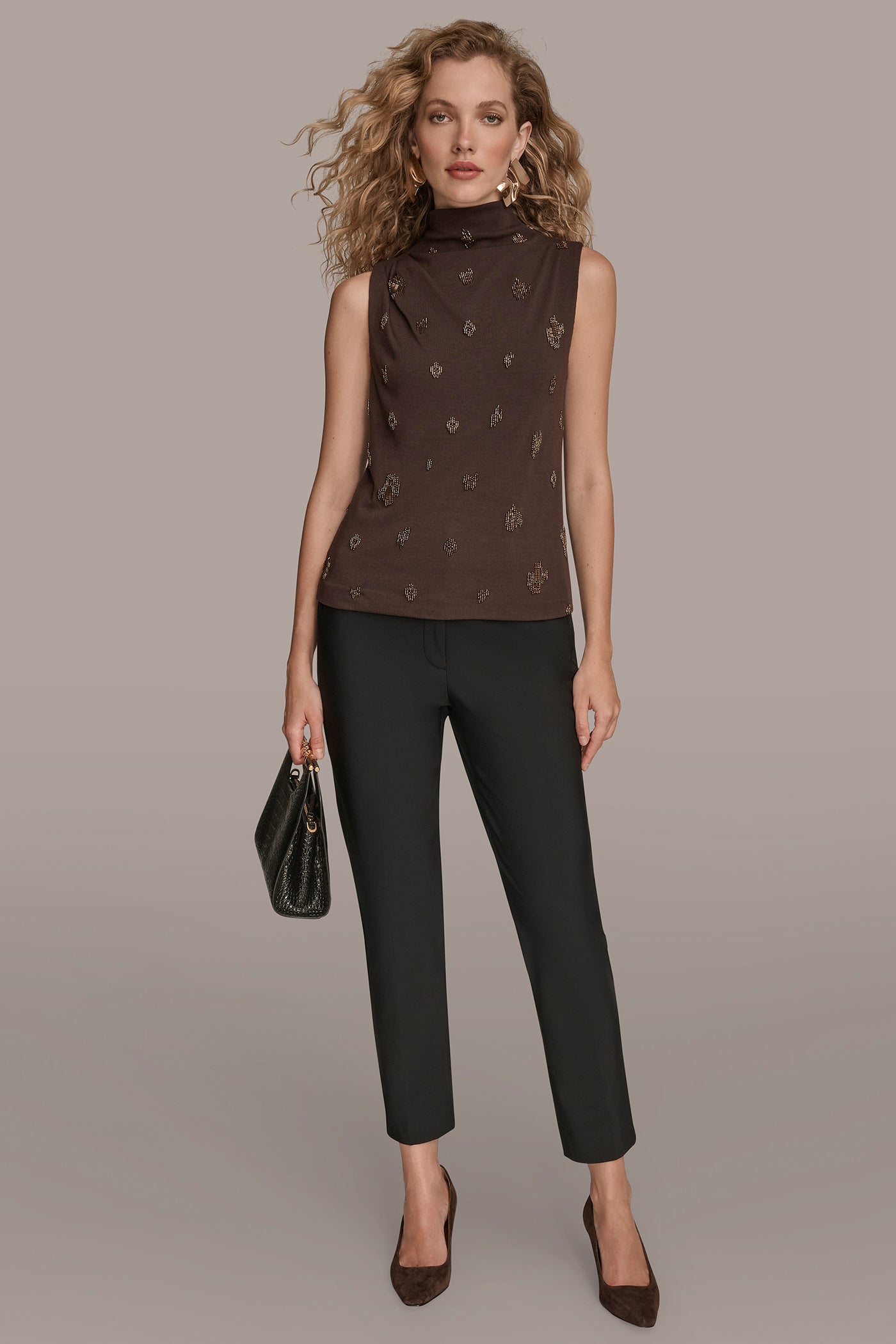 EMBELLISHED DRAPED TOP VIEW 5 | Clothing EMBELLISHED DRAPED TOP VIEW 5 | Clothing