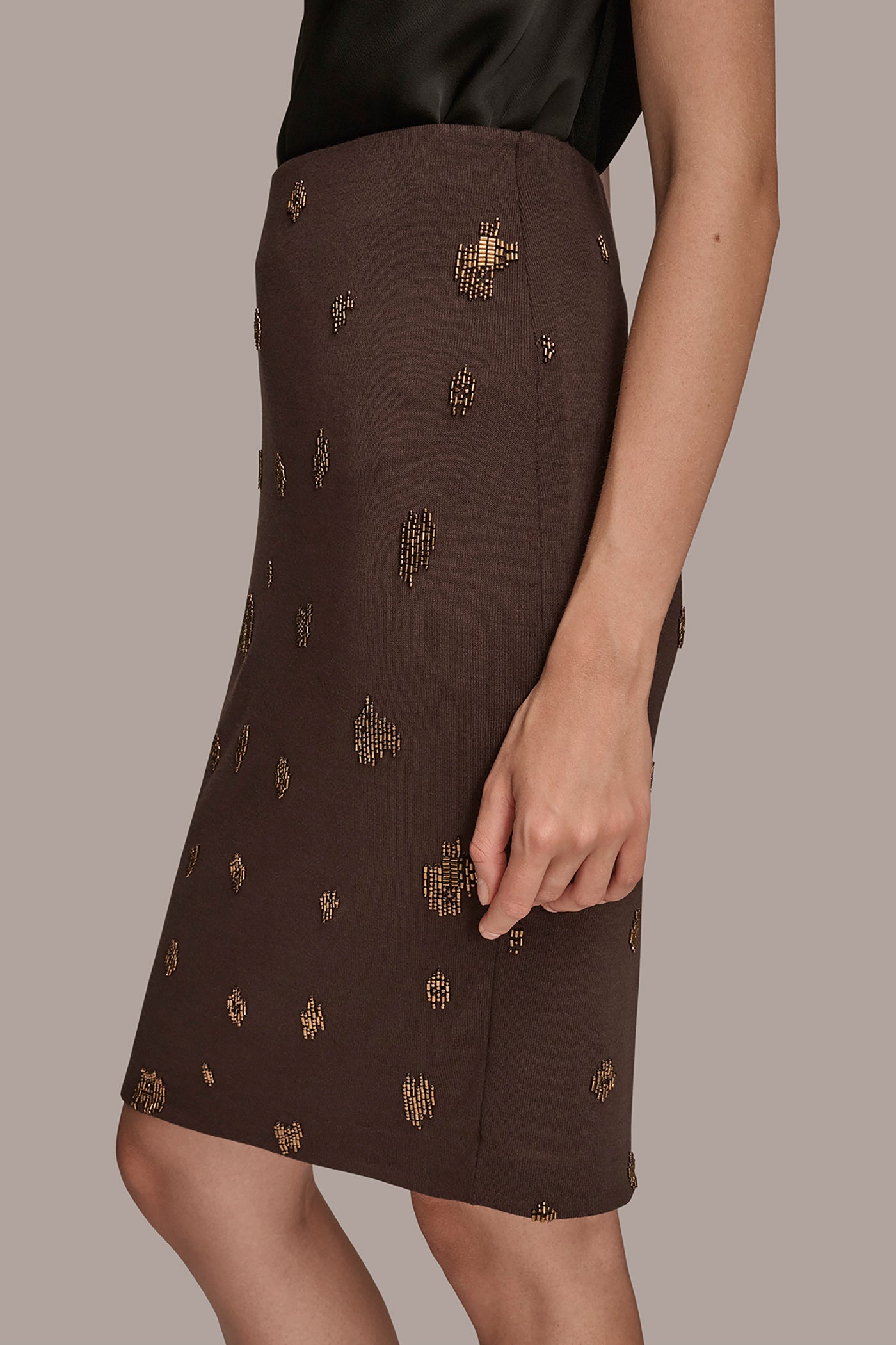 BEAD-EMBELLISHED PENCIL SKIRT VIEW 10 BEAD-EMBELLISHED PENCIL SKIRT VIEW 10