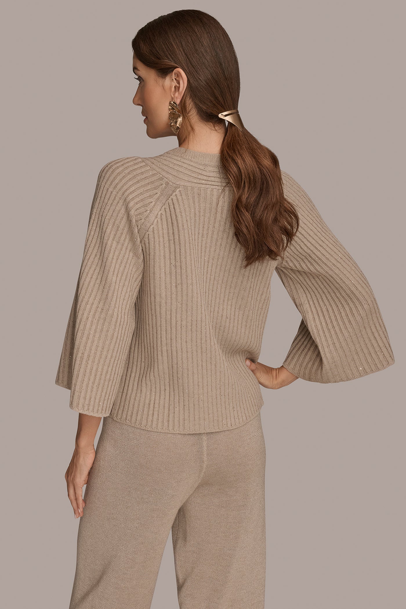 BELL SLEEVE SEQUIN SWEATER | View 2 | All That Shimmers BELL SLEEVE SEQUIN SWEATER | View 2 | All That Shimmers