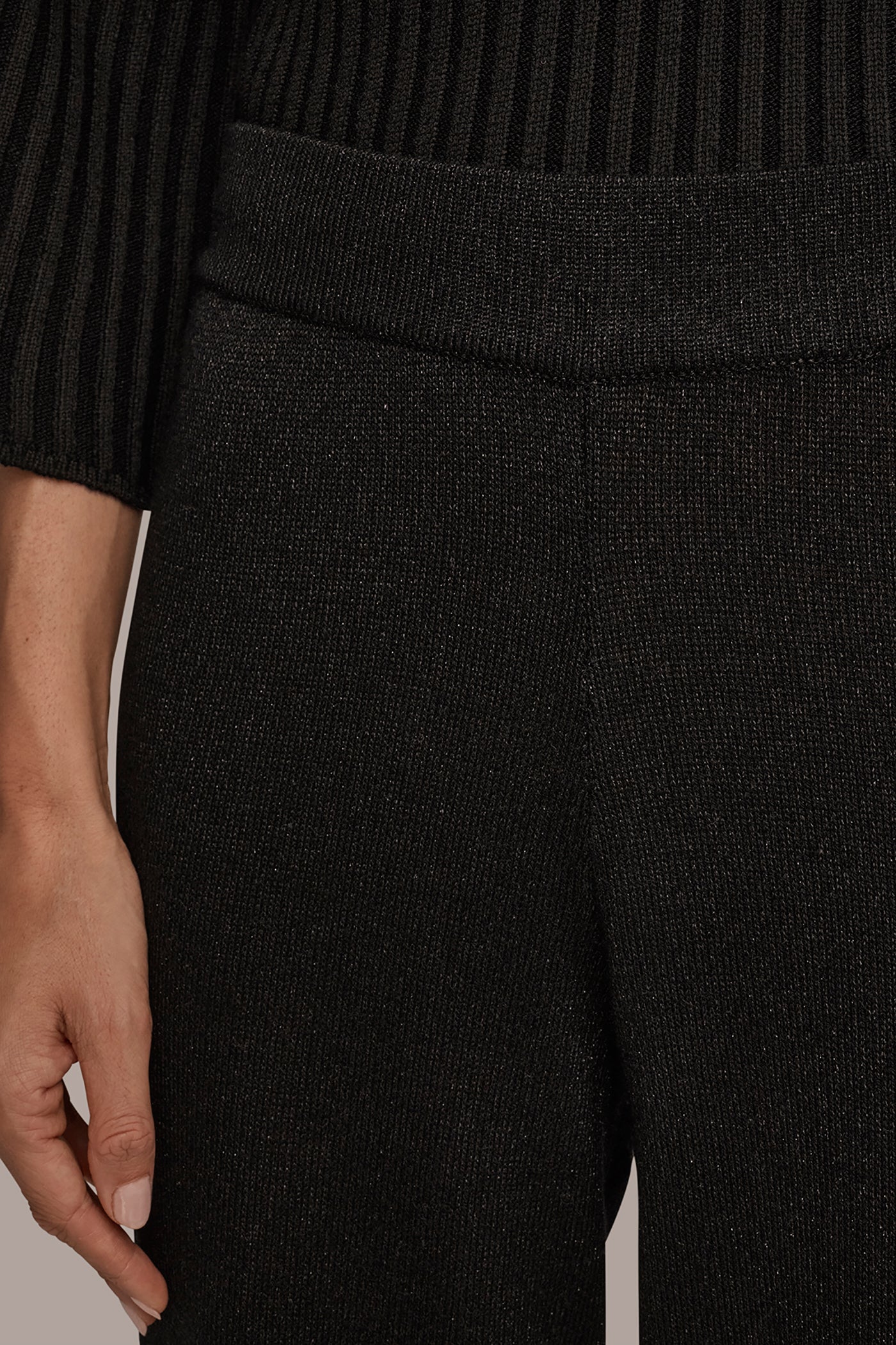 HIGH-RISE WIDE-LEG SWEATER ANKLE PANT VIEW 4 | Pants HIGH-RISE WIDE-LEG SWEATER ANKLE PANT VIEW 4 | Pants