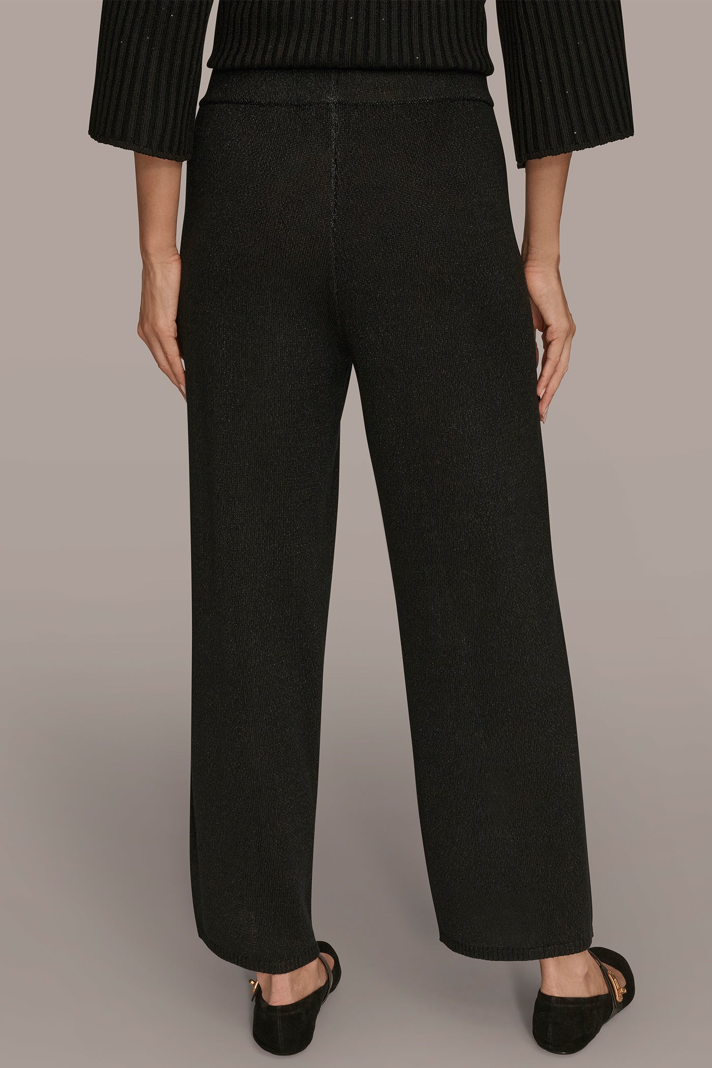 HIGH-RISE WIDE-LEG SWEATER ANKLE PANT | View 2 | Pants HIGH-RISE WIDE-LEG SWEATER ANKLE PANT | View 2 | Pants