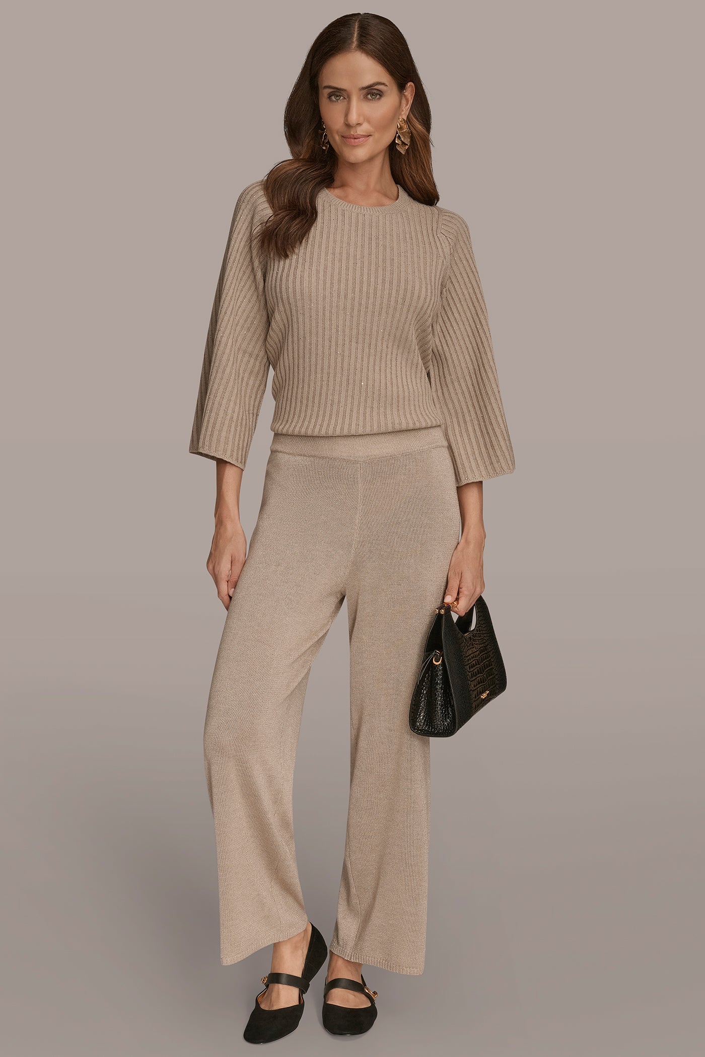 HIGH-RISE WIDE-LEG SWEATER ANKLE PANT VIEW 5 | Pants HIGH-RISE WIDE-LEG SWEATER ANKLE PANT VIEW 5 | Pants