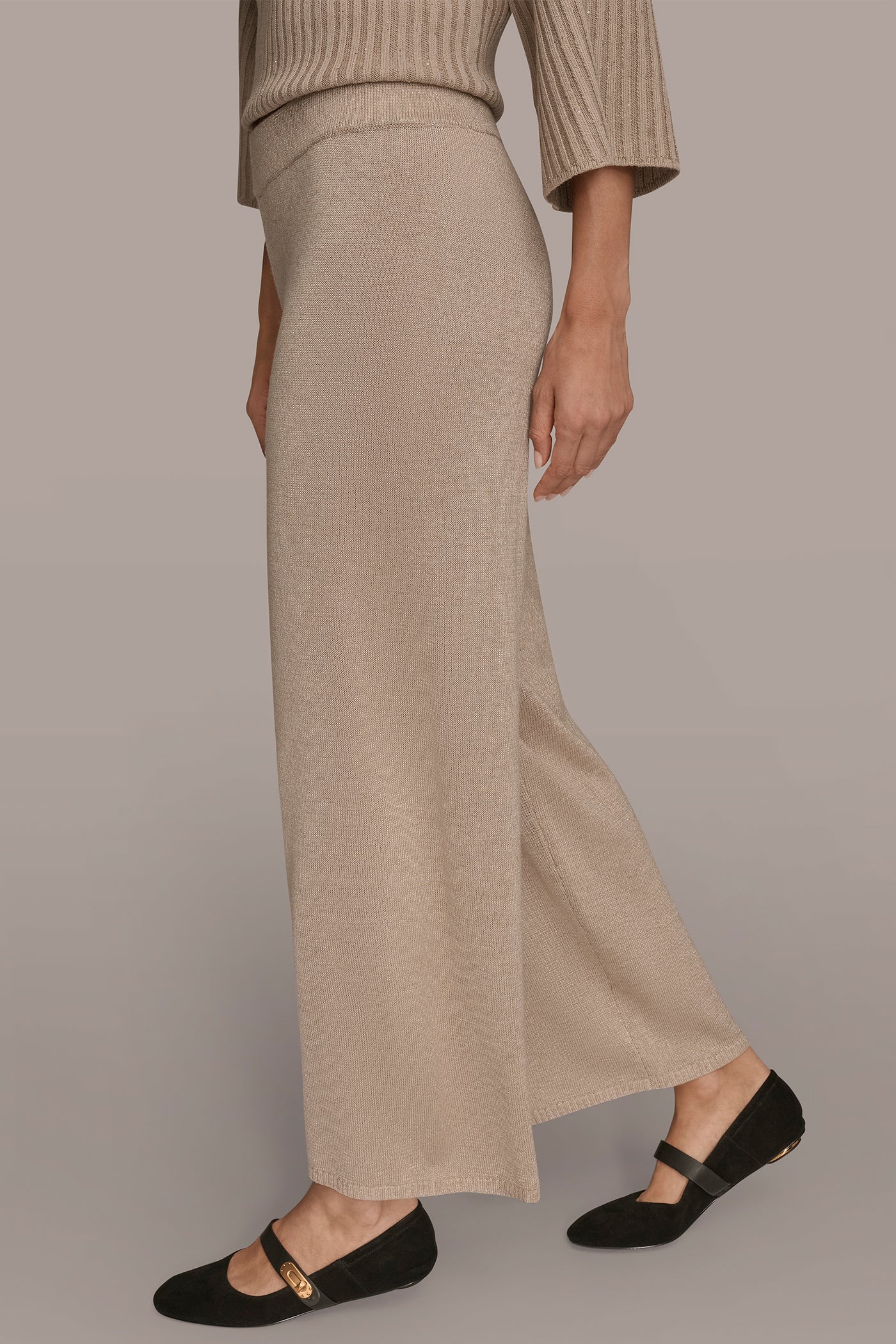 HIGH-RISE WIDE-LEG SWEATER ANKLE PANT VIEW 3 | Pants HIGH-RISE WIDE-LEG SWEATER ANKLE PANT VIEW 3 | Pants