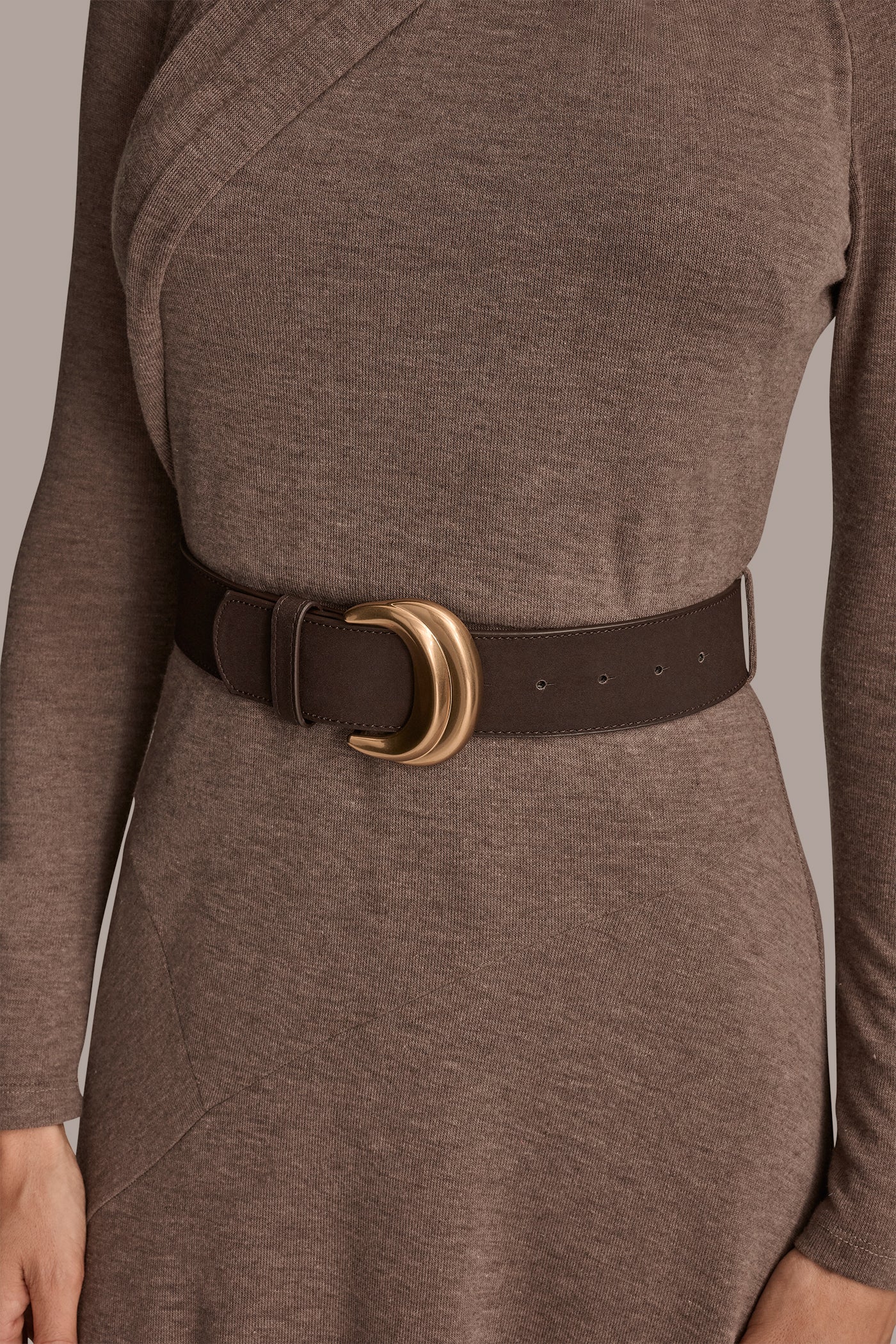BELTED CROSSOVER MIDI SWEATER DRESS VIEW 7 | Dresses & Jumpsuits BELTED CROSSOVER MIDI SWEATER DRESS VIEW 7 | Dresses & Jumpsuits