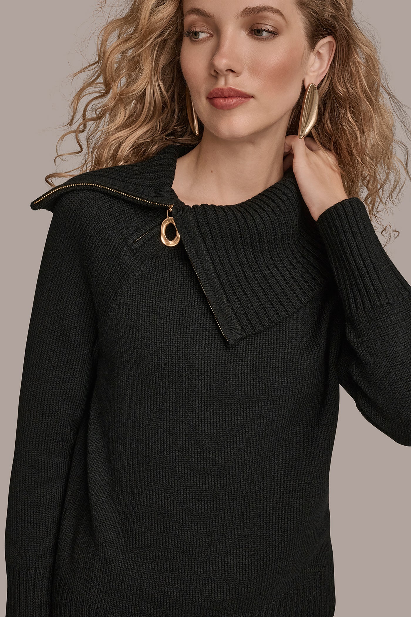 LONG SLEEVE WITH ZIP DETAIL COLLAR VIEW 4 | All Products LONG SLEEVE WITH ZIP DETAIL COLLAR VIEW 4 | All Products