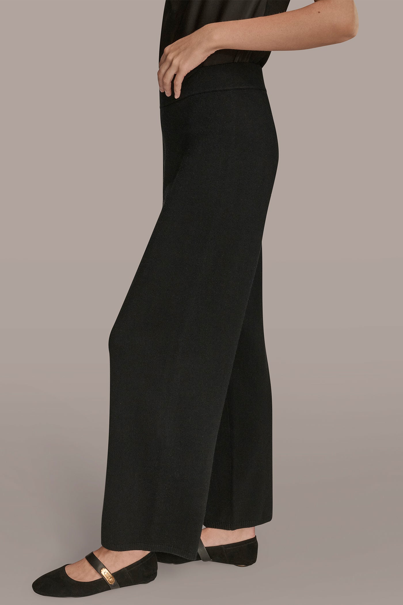 HIGH-RISE WIDE-LEG SWEATER ANKLE PANT VIEW 3 | Included in discounts HIGH-RISE WIDE-LEG SWEATER ANKLE PANT VIEW 3 | Included in discounts