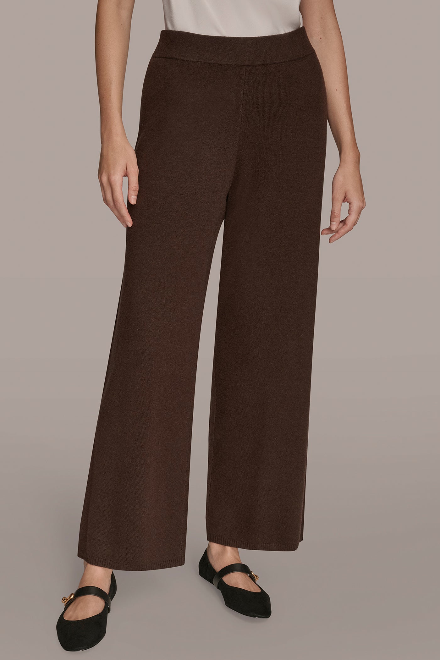 HIGH-RISE WIDE-LEG SWEATER ANKLE PANT | View 1 | Included in discounts HIGH-RISE WIDE-LEG SWEATER ANKLE PANT | View 1 | Included in discounts