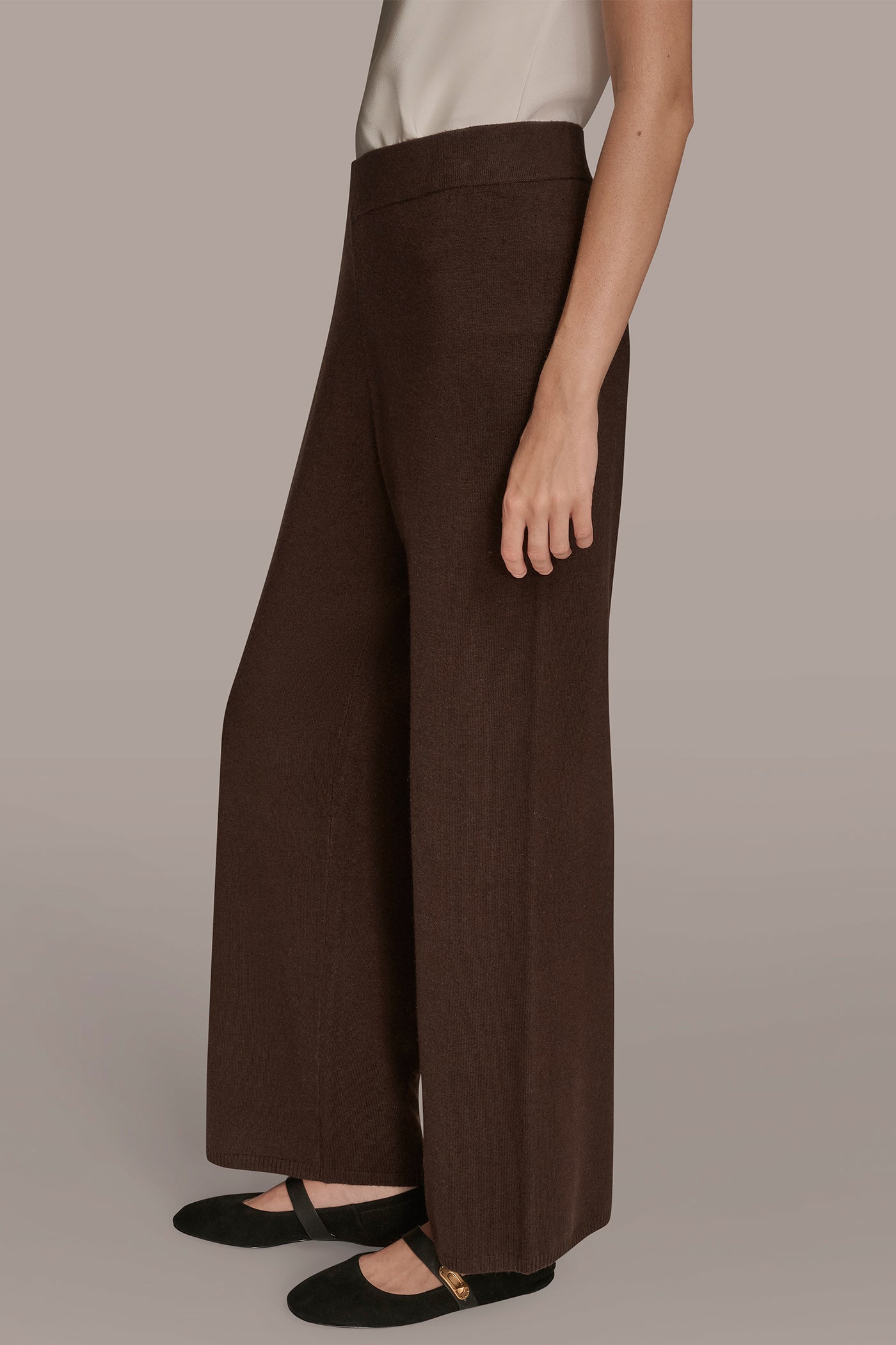 HIGH-RISE WIDE-LEG SWEATER ANKLE PANT VIEW 3 | Pants HIGH-RISE WIDE-LEG SWEATER ANKLE PANT VIEW 3 | Pants