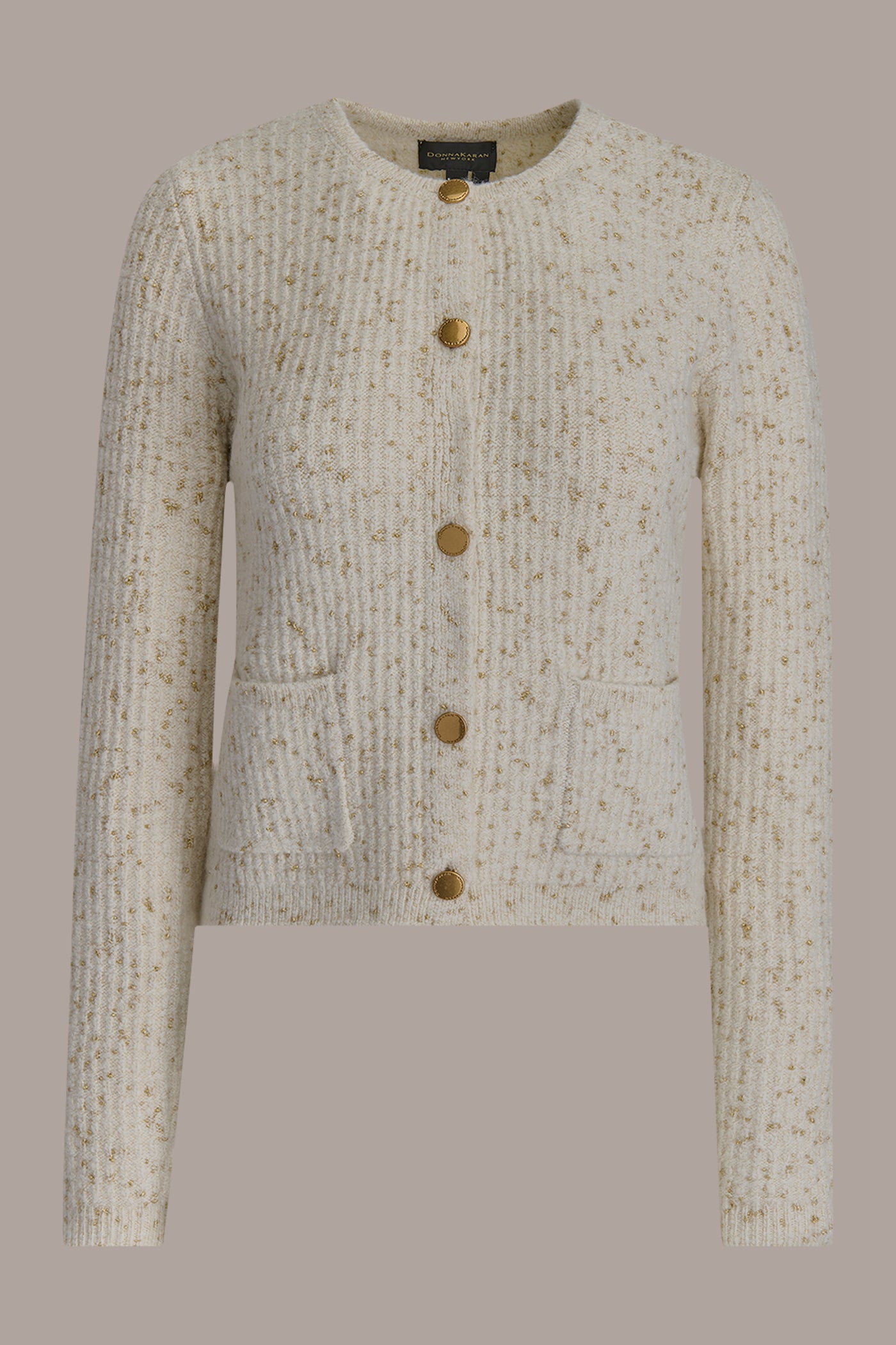 METALLIC SPECKLED CARDIGAN VIEW 8 METALLIC SPECKLED CARDIGAN VIEW 8