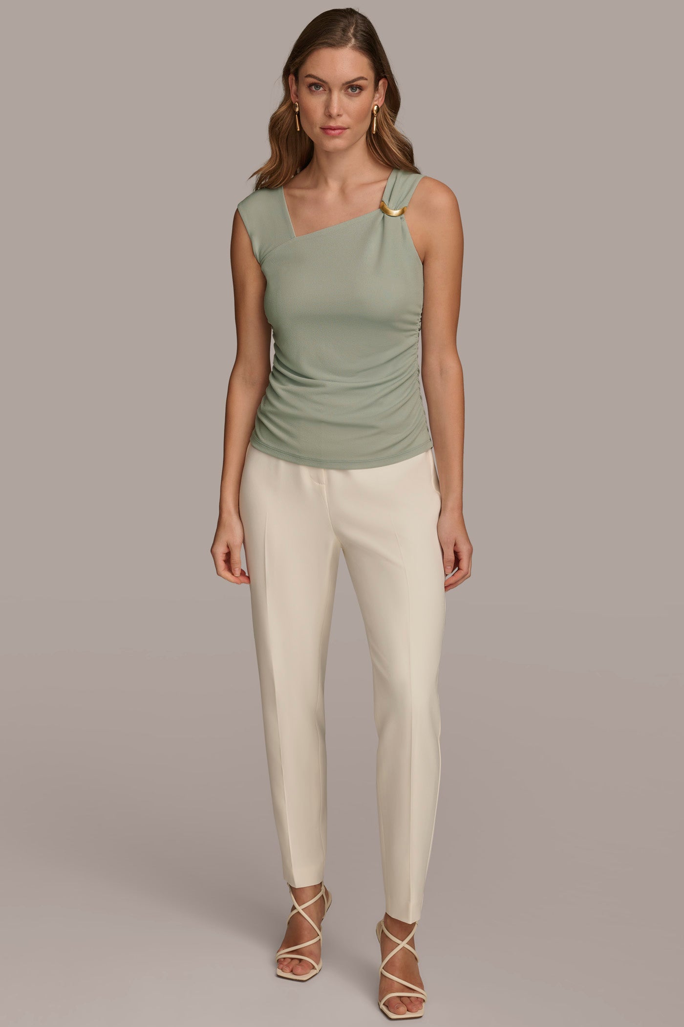 ASYMMETRICAL TOP WITH HARDWARE VIEW 4 | Sale Tops and Sweaters ASYMMETRICAL TOP WITH HARDWARE VIEW 4 | Sale Tops and Sweaters