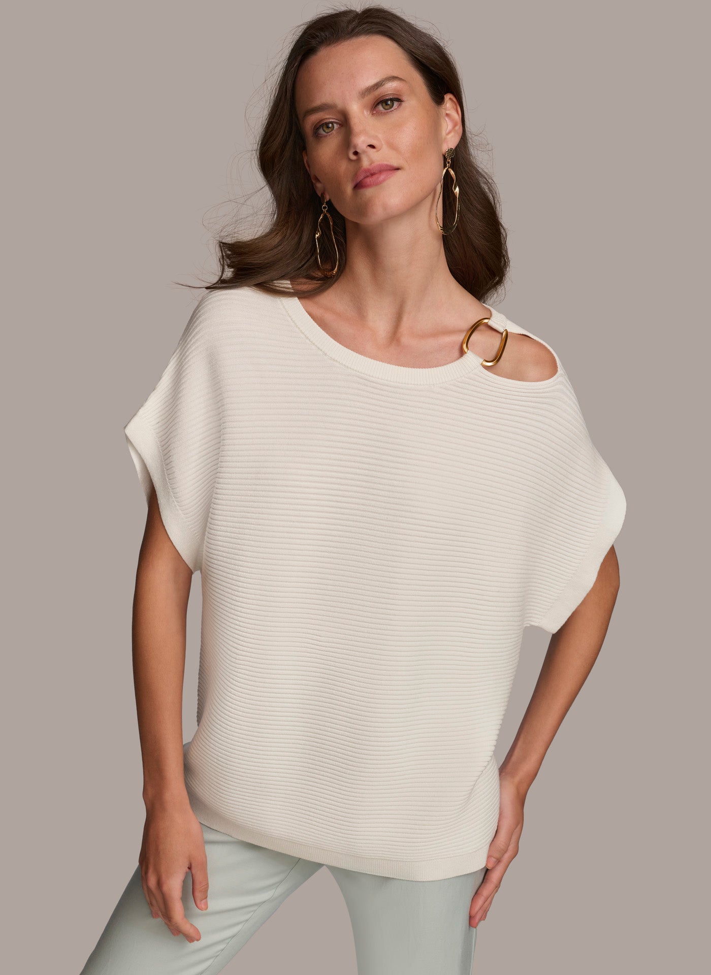 DOLMAN TOP WITH HARDWARE