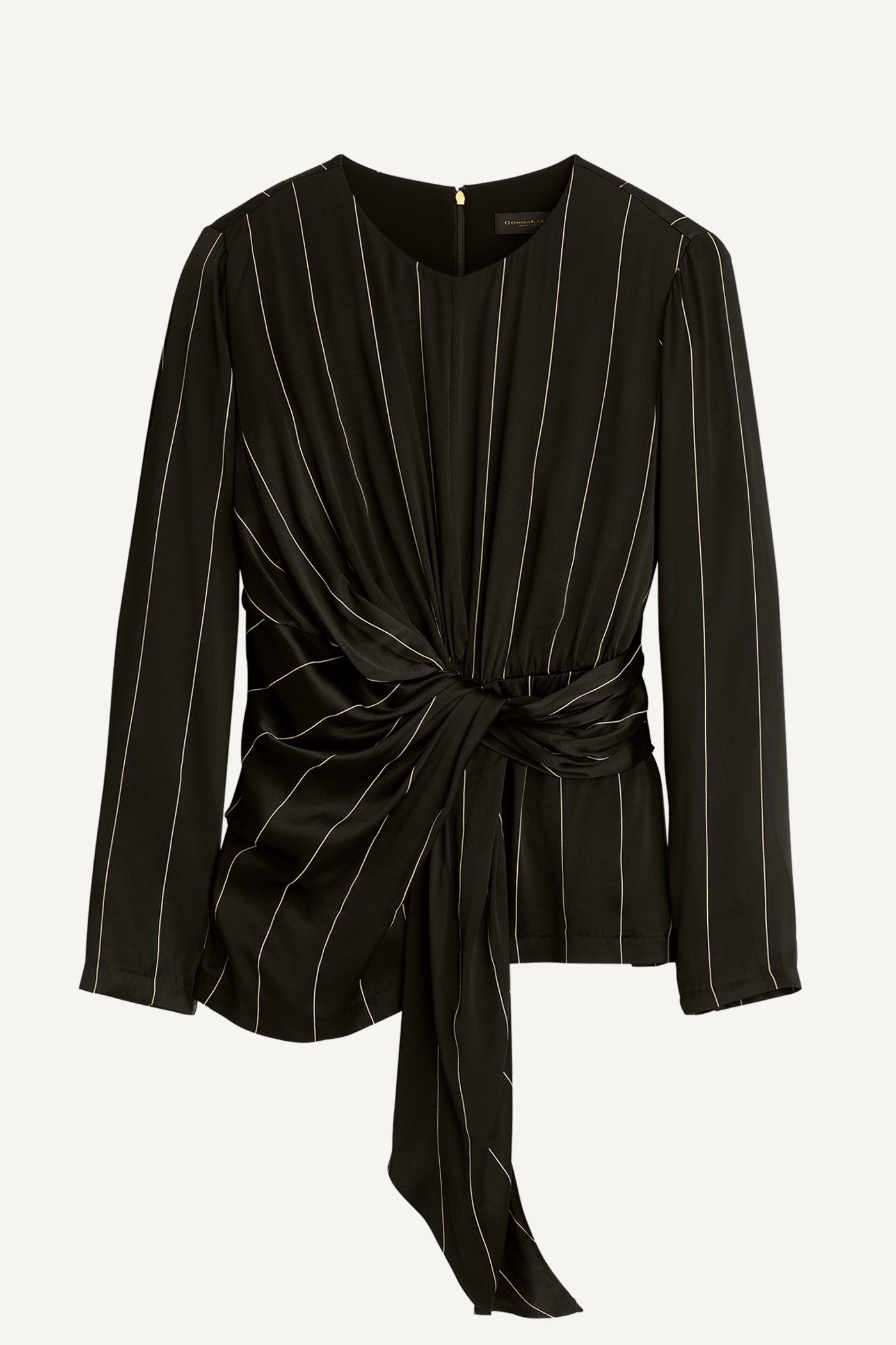 PINSTRIPE TIE WAIST TOP VIEW 7 PINSTRIPE TIE WAIST TOP VIEW 7