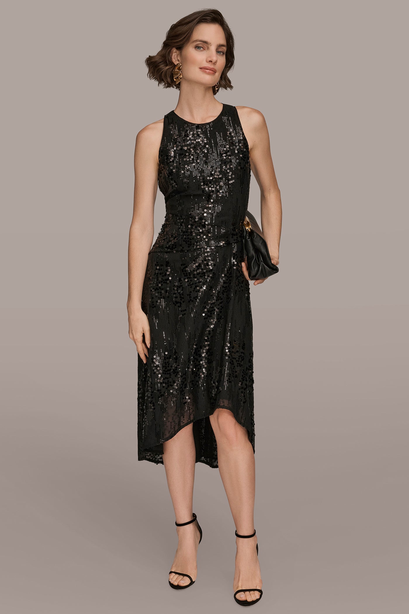 ASYMMETRIC SEQUIN MIDI DRESS | View 1 | Dresses & Jumpsuits ASYMMETRIC SEQUIN MIDI DRESS | View 1 | Dresses & Jumpsuits