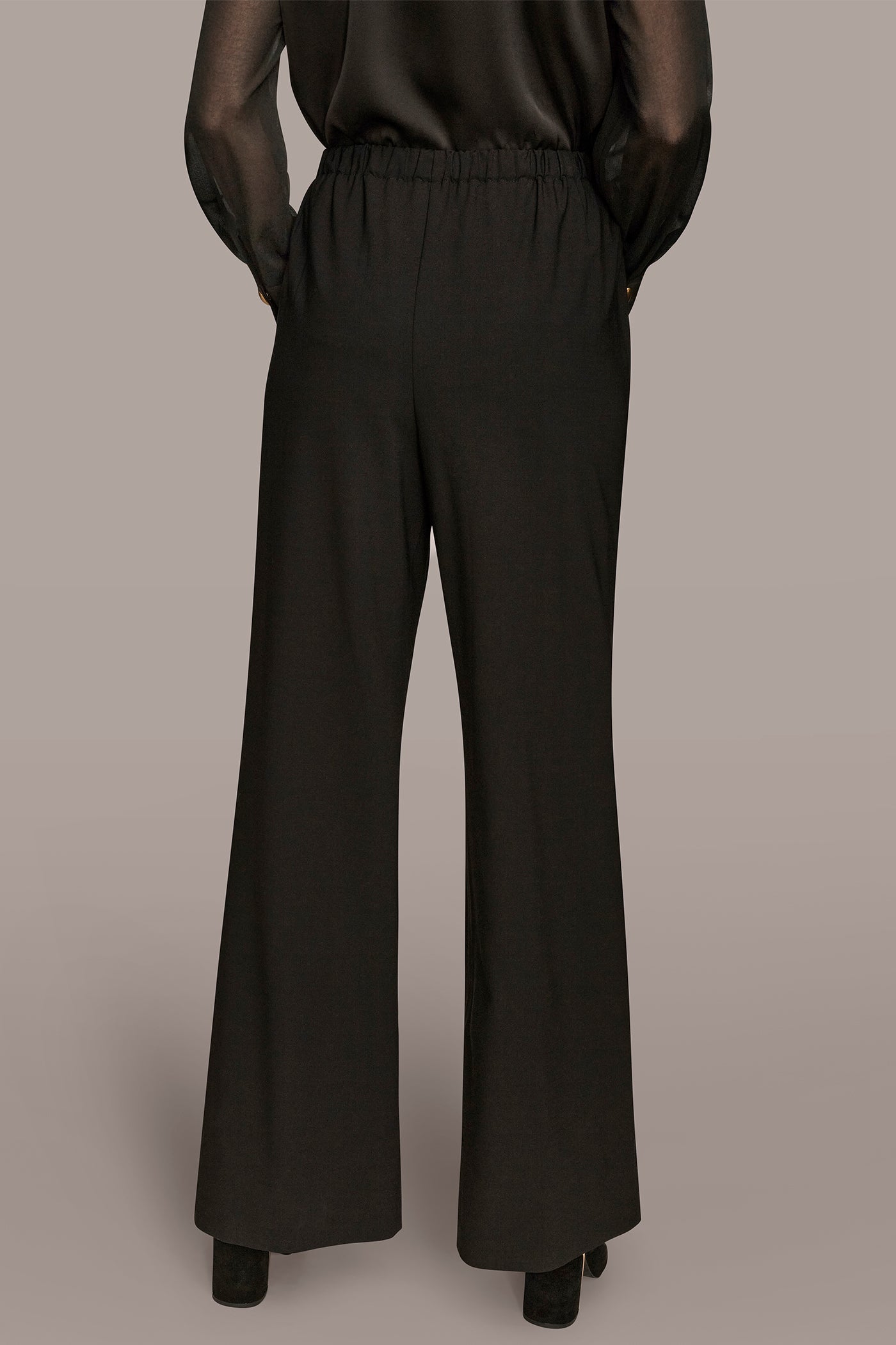 EXTRA HIGH-RISE PLEATED WIDE-LEG PULL-ON PANT | View 2 | Pants EXTRA HIGH-RISE PLEATED WIDE-LEG PULL-ON PANT | View 2 | Pants
