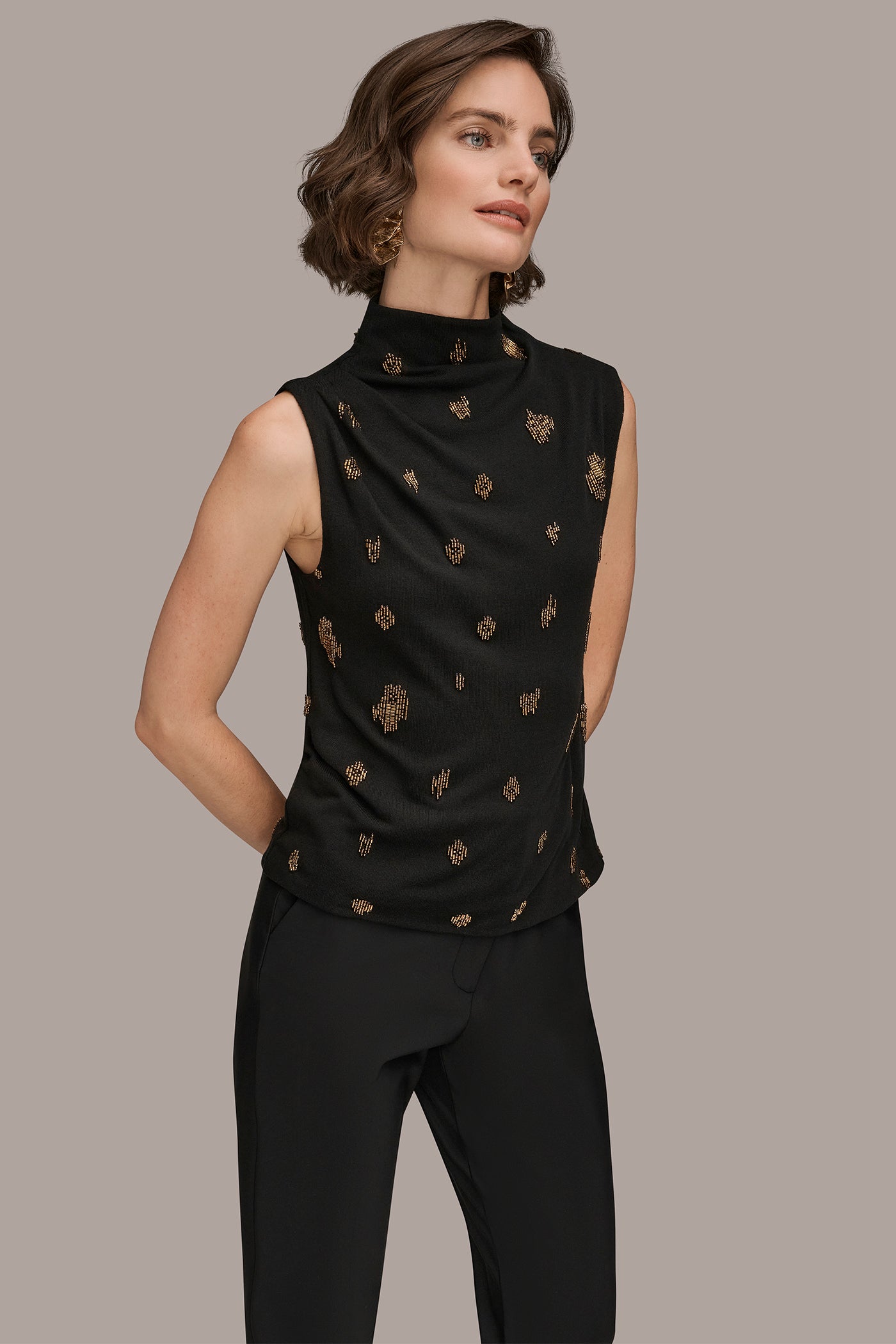 BEAD-EMBELLISHED TOP VIEW 3 | Matching Sets BEAD-EMBELLISHED TOP VIEW 3 | Matching Sets
