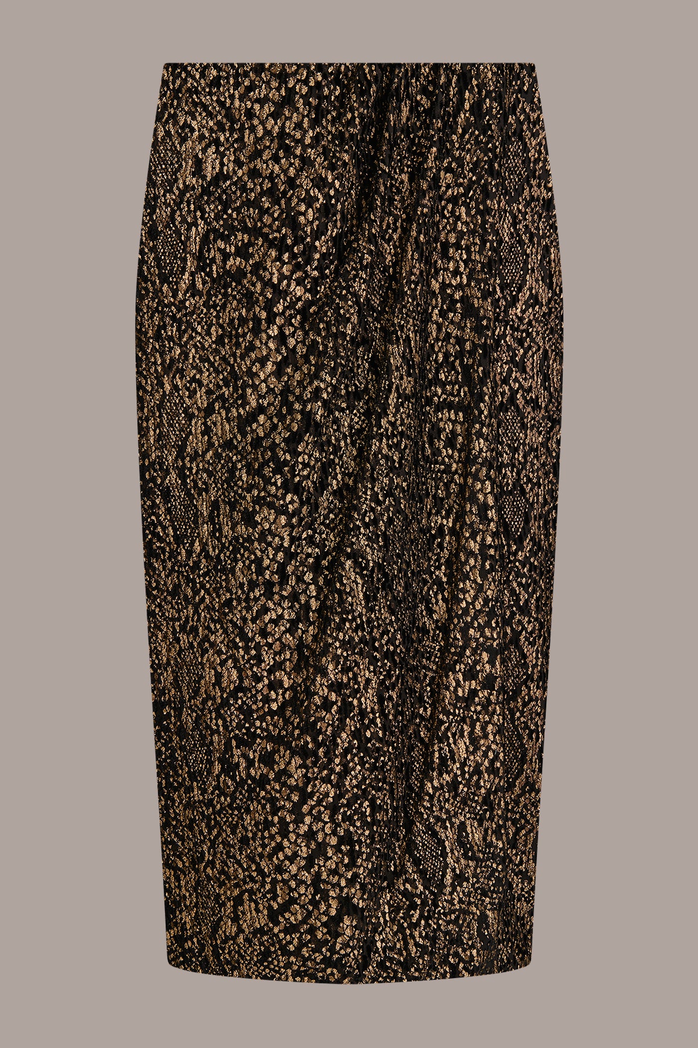 WRAP-EFFECT METALLIC MIDI PENCIL SKIRT VIEW 8 WRAP-EFFECT METALLIC MIDI PENCIL SKIRT VIEW 8
