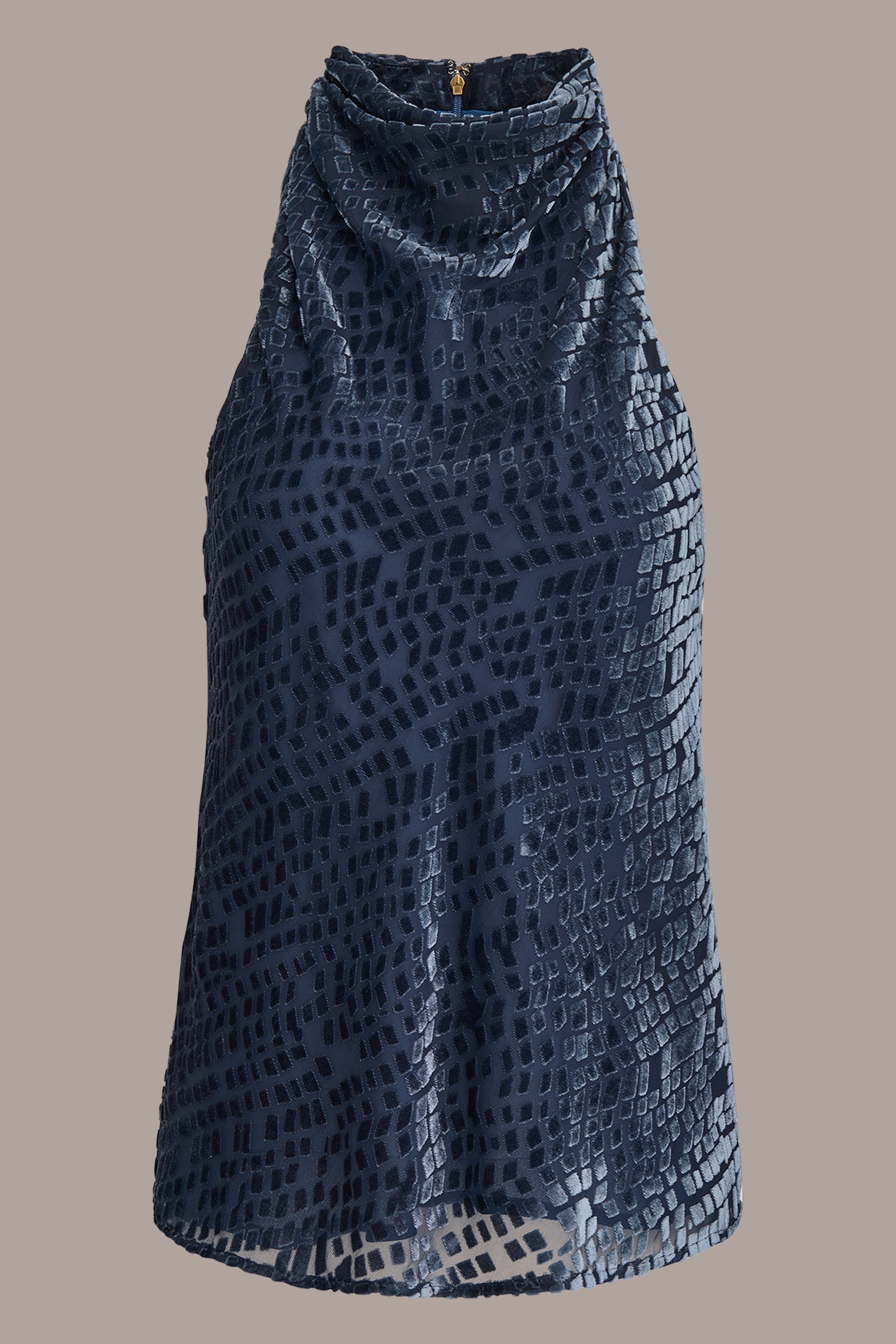 HIGH-NECK BURNOUT TOP VIEW 8 HIGH-NECK BURNOUT TOP VIEW 8