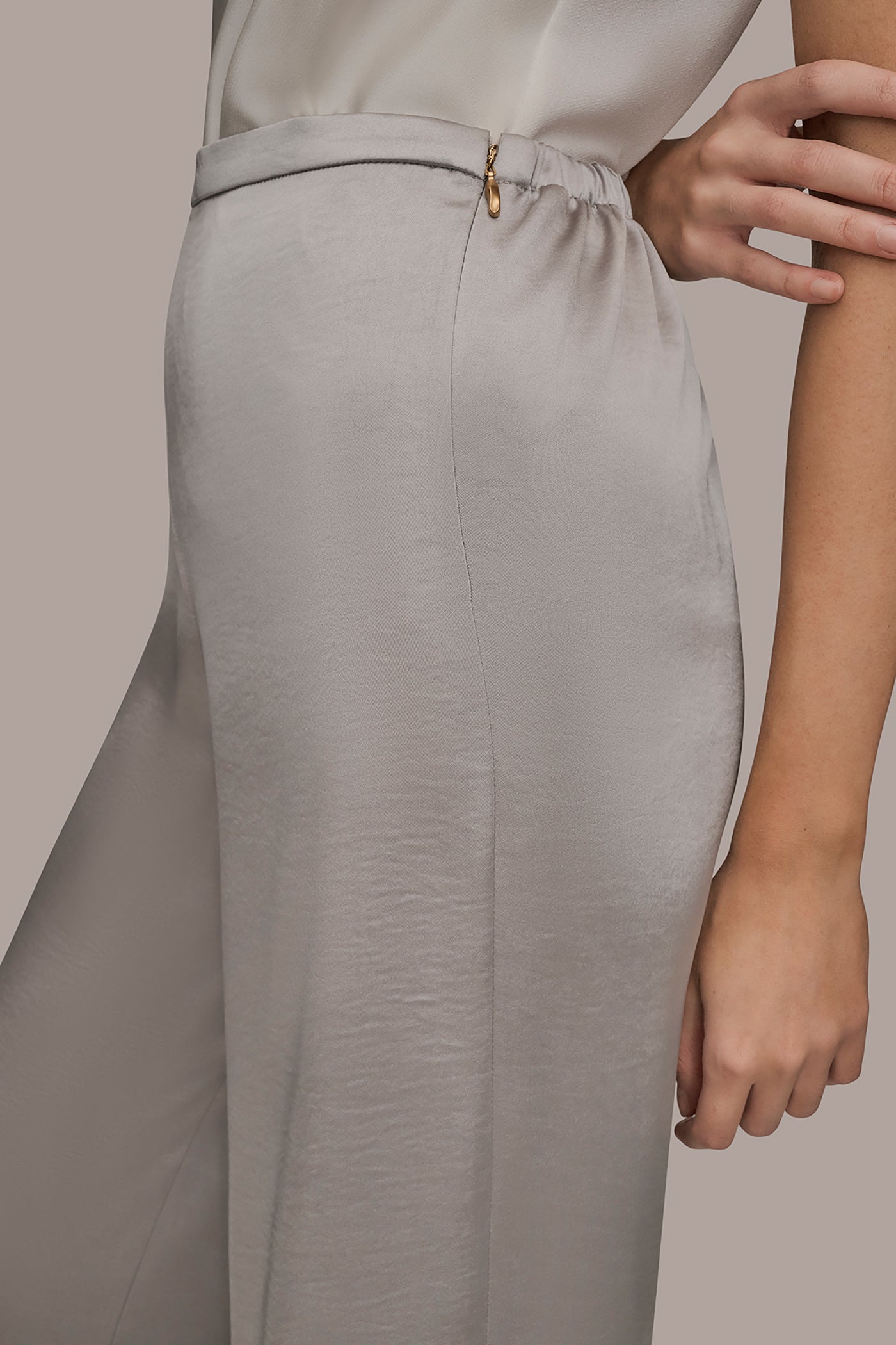 EXTRA HIGH-RISE SATIN PULL-ON PANT VIEW 4 | Pants EXTRA HIGH-RISE SATIN PULL-ON PANT VIEW 4 | Pants