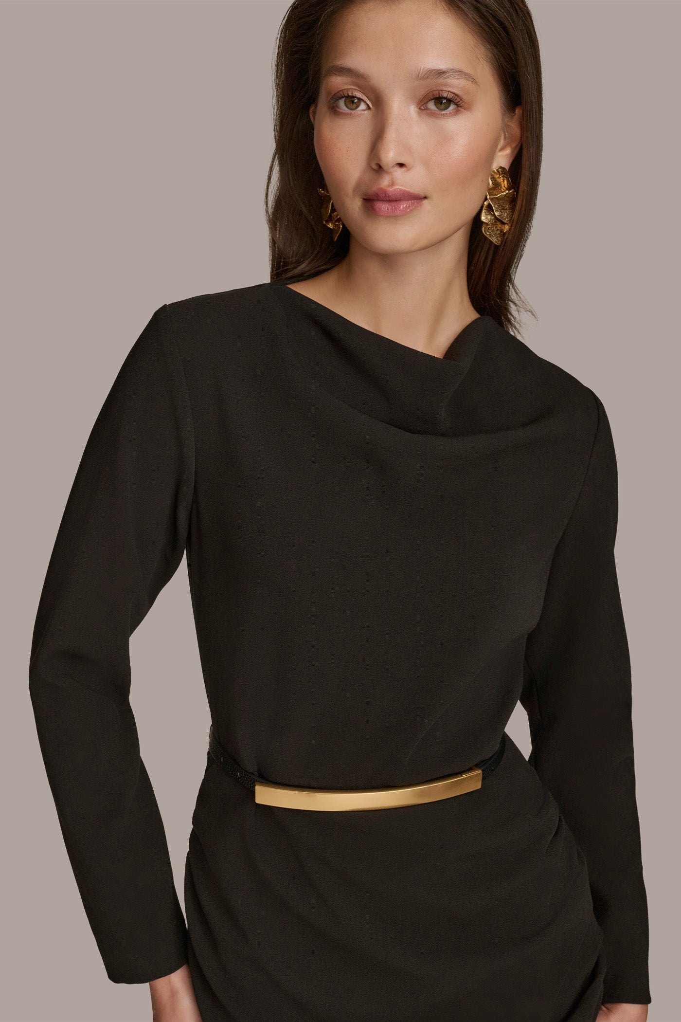 COWL NECK BAR BELT DRESS VIEW 6 | Sale Dresses and Jumpsuits COWL NECK BAR BELT DRESS VIEW 6 | Sale Dresses and Jumpsuits