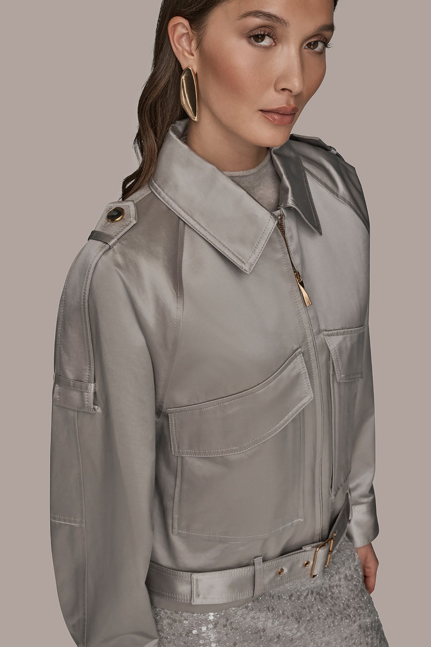 ZIP FRONT JACKET WITH POCKETS VIEW 5 | Coats & Jackets ZIP FRONT JACKET WITH POCKETS VIEW 5 | Coats & Jackets