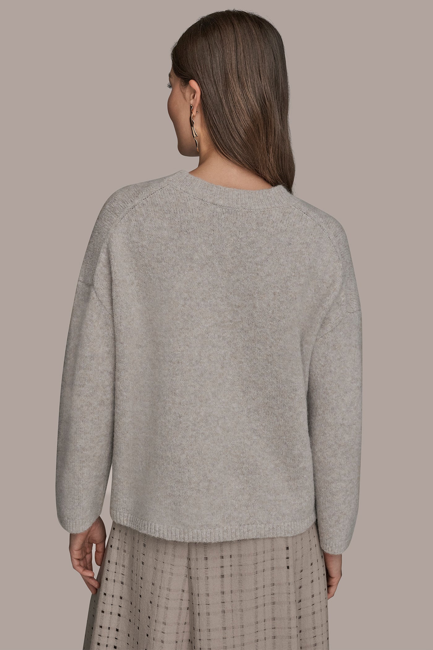 LONG SLEEVE CREW NECK SWEATER | View 2 | Clothing LONG SLEEVE CREW NECK SWEATER | View 2 | Clothing