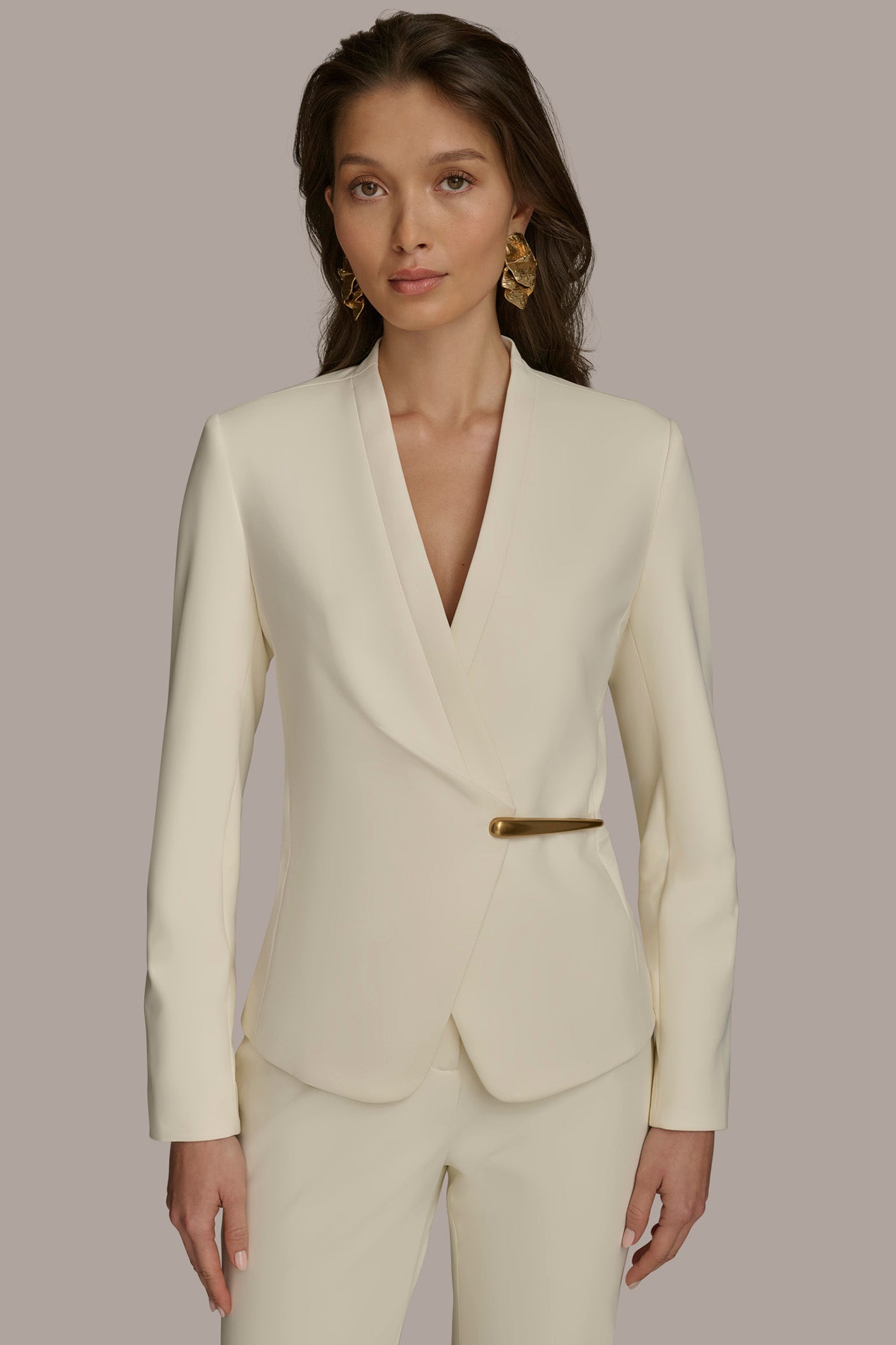WRAP JACKET WITH BAR CLOSURE | View 1 | Sale Blazers WRAP JACKET WITH BAR CLOSURE | View 1 | Sale Blazers