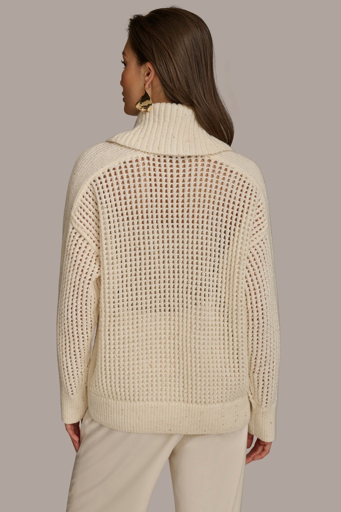 COWL NECK CUTOUT SWEATER | View 2 | Sale Tops and Sweaters COWL NECK CUTOUT SWEATER | View 2 | Sale Tops and Sweaters