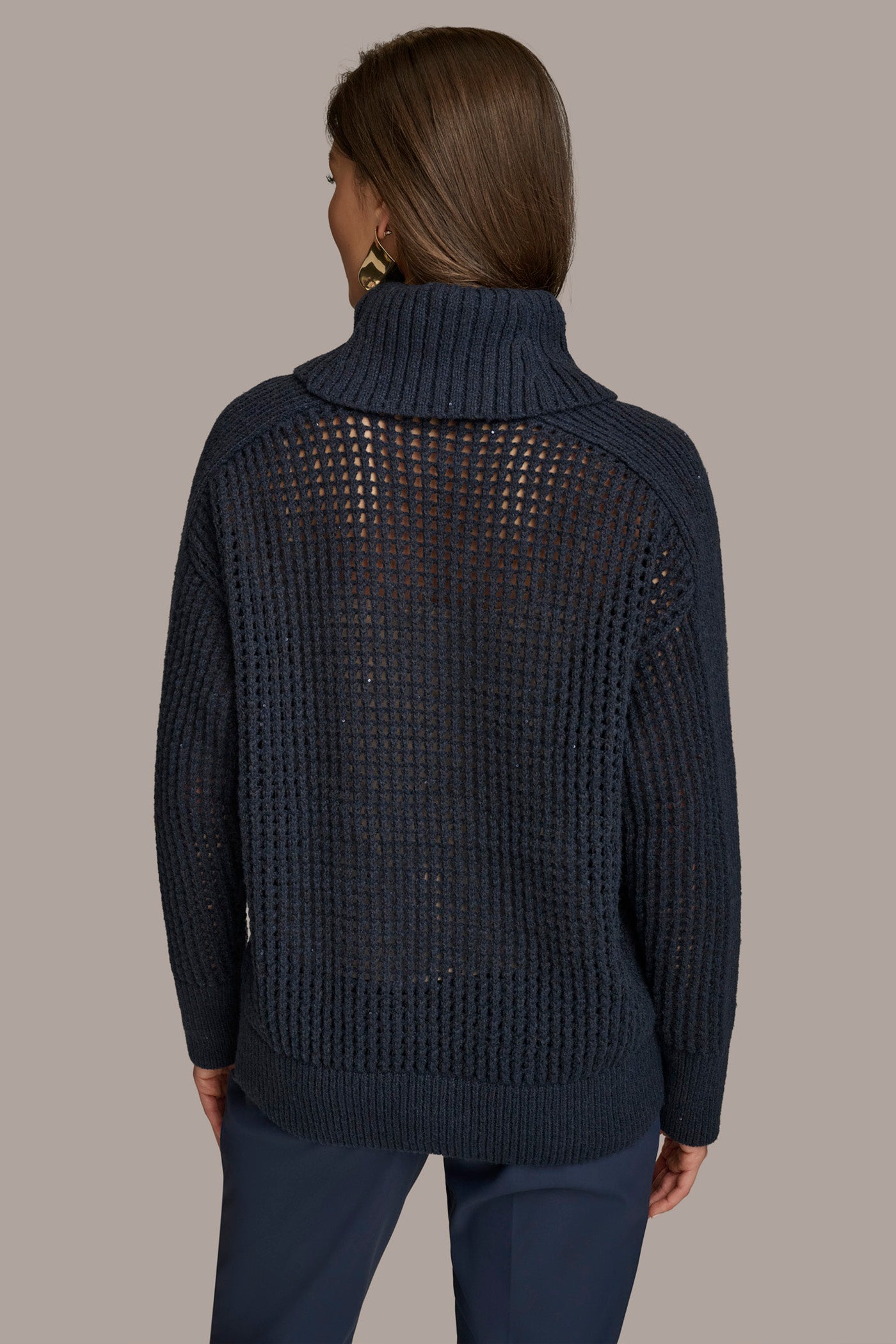 COWL NECK CUTOUT SWEATER | View 2 | Sale Tops and Sweaters COWL NECK CUTOUT SWEATER | View 2 | Sale Tops and Sweaters
