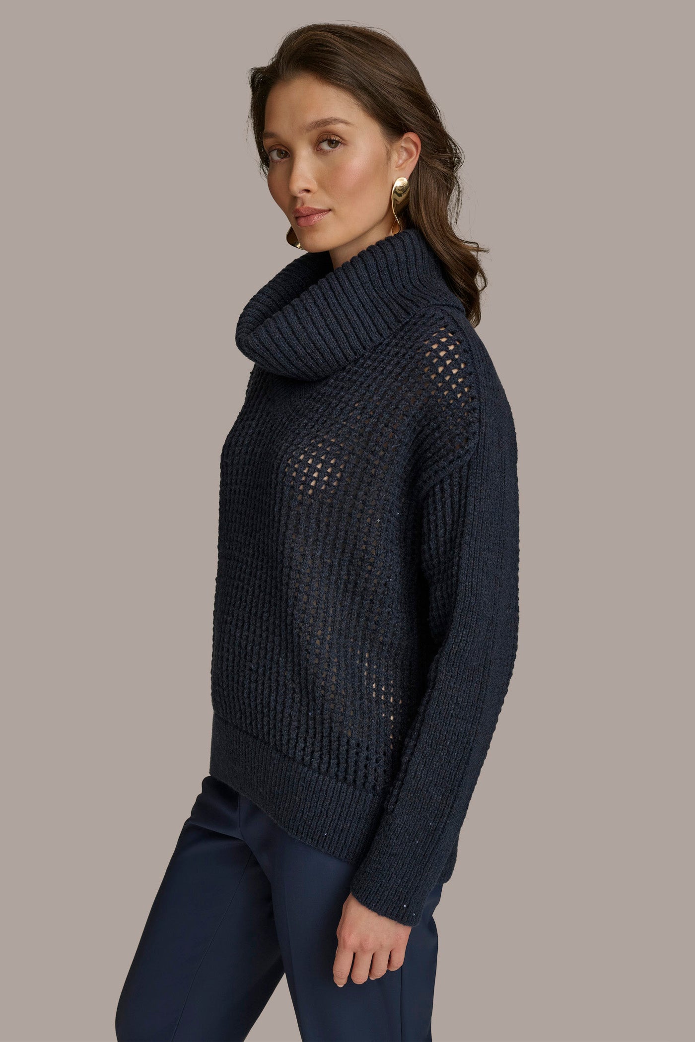 COWL NECK CUTOUT SWEATER VIEW 5 | Sale Tops and Sweaters COWL NECK CUTOUT SWEATER VIEW 5 | Sale Tops and Sweaters