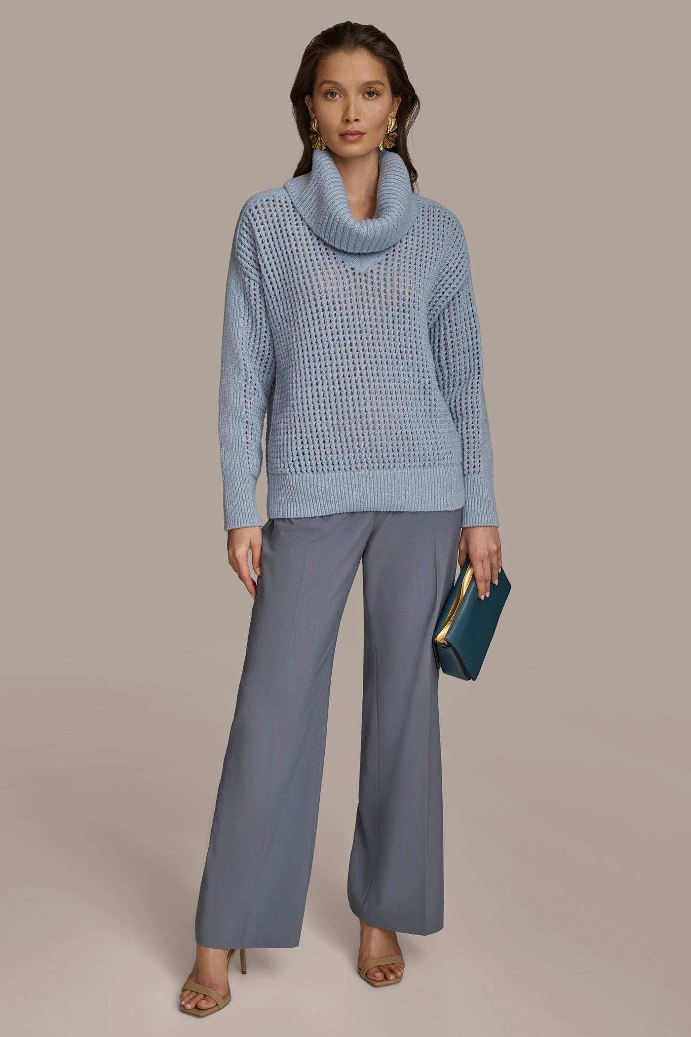 COWL NECK CUTOUT SWEATER VIEW 3 COWL NECK CUTOUT SWEATER VIEW 3
