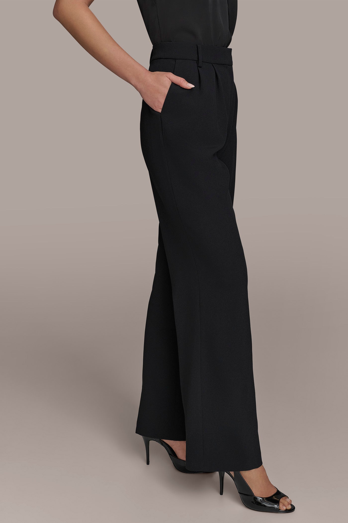 WIDE PANT WITH PLEATS VIEW 3 | Suits and Separates WIDE PANT WITH PLEATS VIEW 3 | Suits and Separates