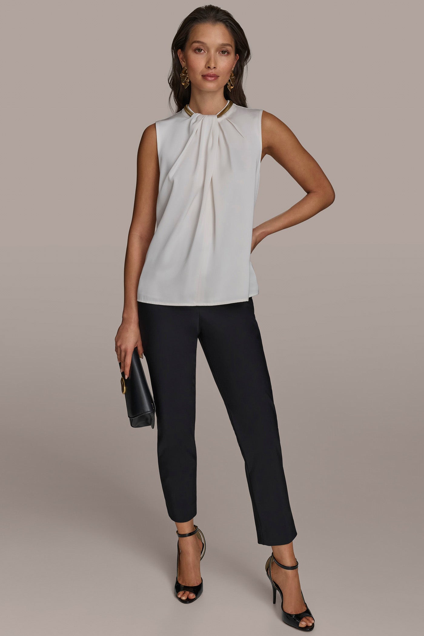 HARDWARE TWIST NECK TOP VIEW 4 HARDWARE TWIST NECK TOP VIEW 4